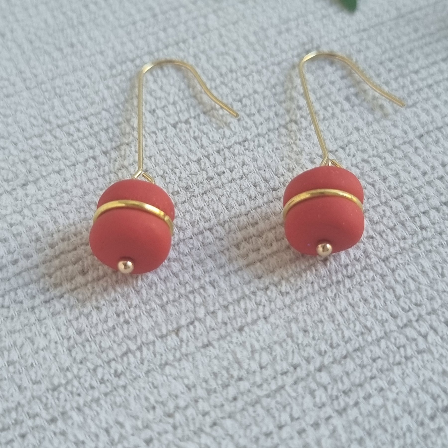 Chrimson Gold Dangles