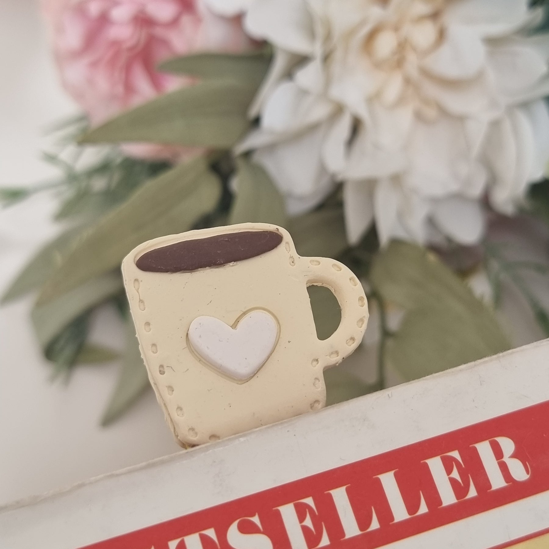 Coffee Mug Paper Clip Book Mark