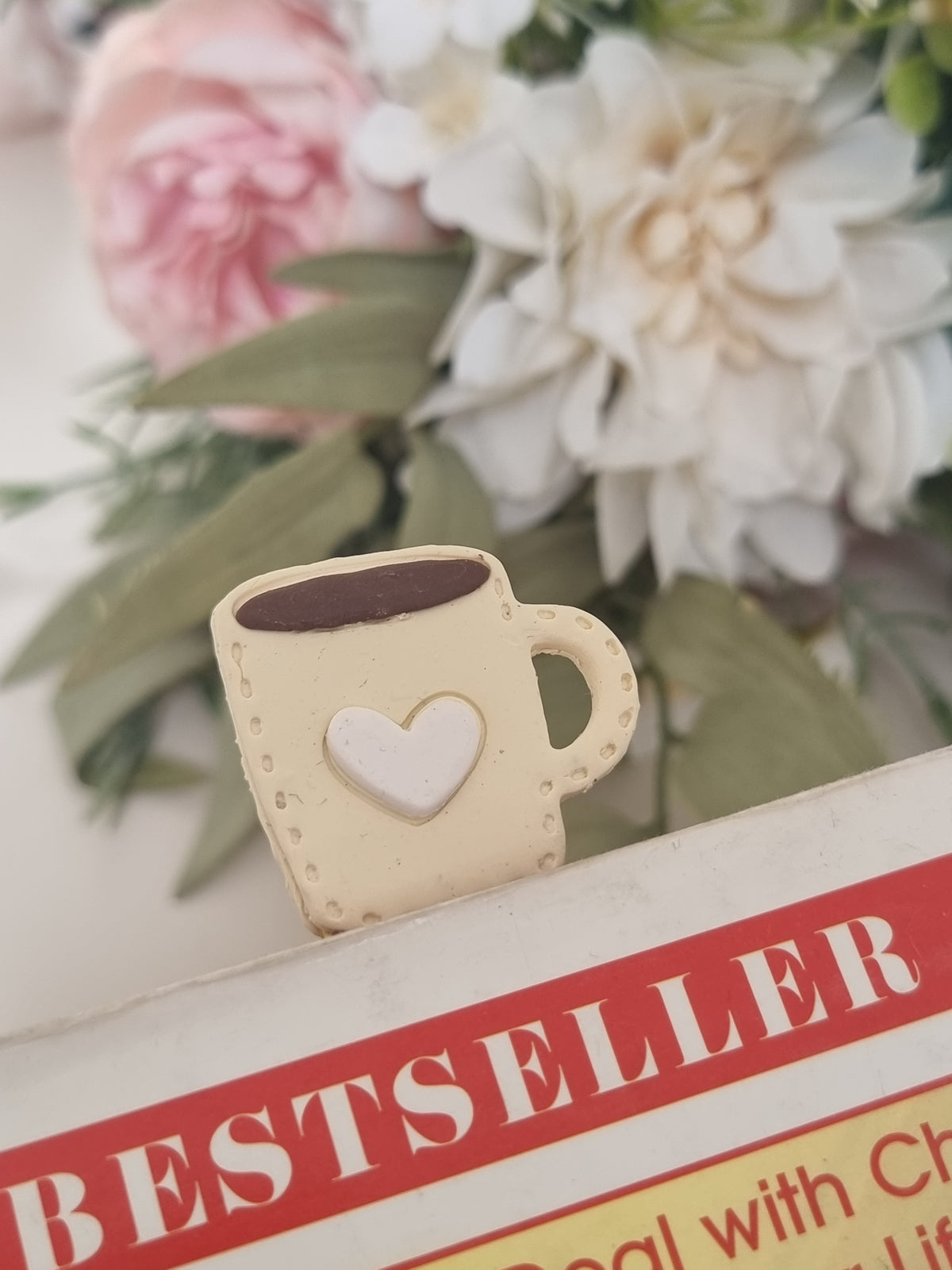 Coffee Mug Paper Clip Book Mark