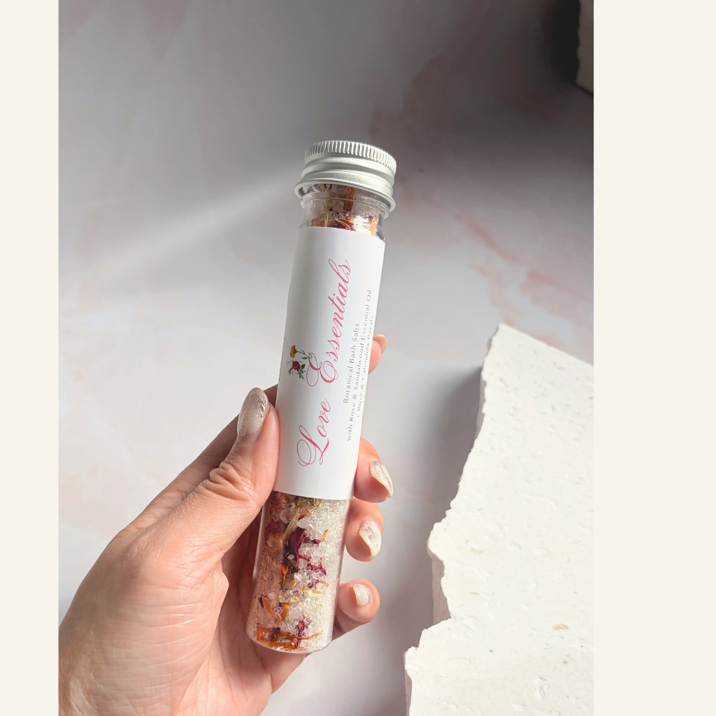 Morning Ritual Trio — Soft Bloom | Floral Candle, Space Mist & Bath Salt Gift Set