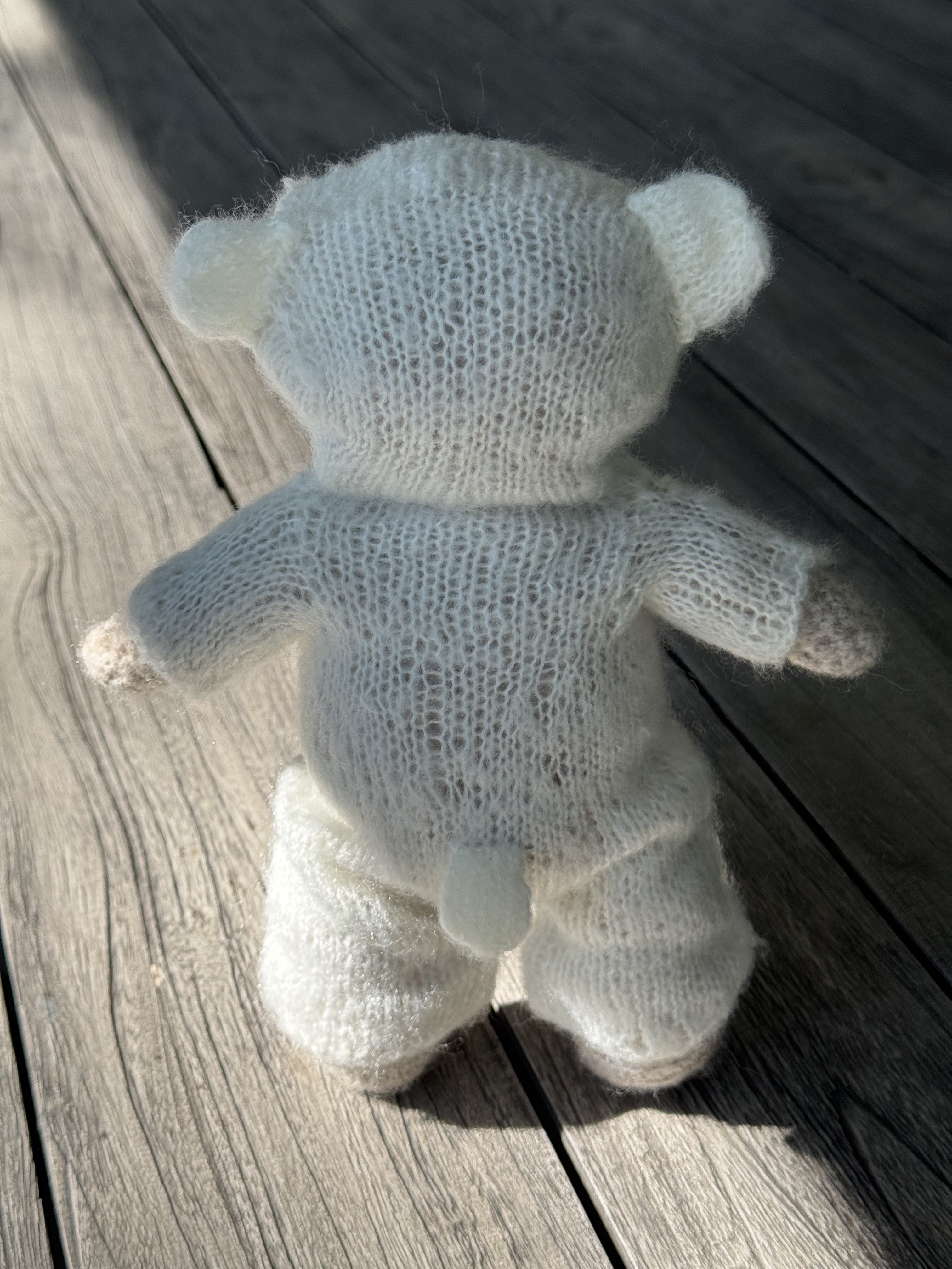 Handmade Amigurumi Bear with Two Outfits Toy 🐻🐰