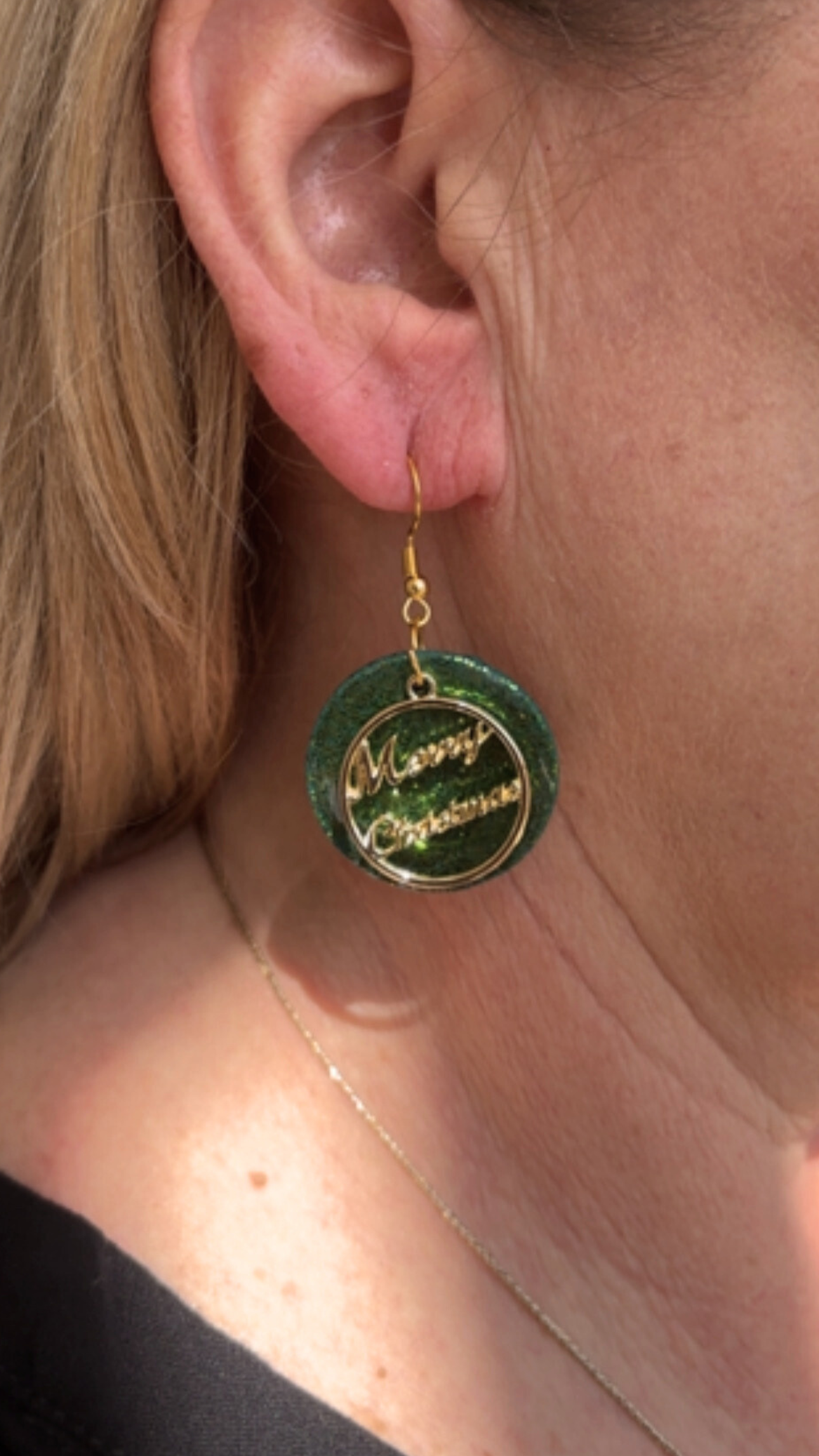 Christmas Earrings - Polymer Clay (Fee Shipping)