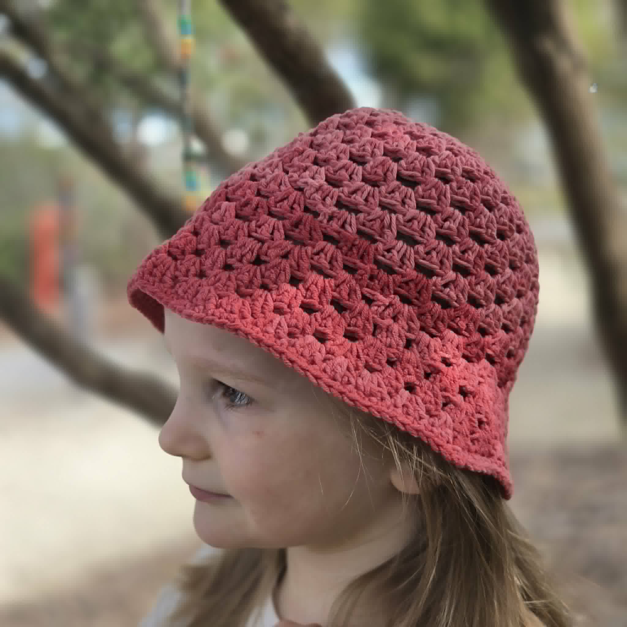 Toddler bucket hats | Various colours | Crochet | Handmade