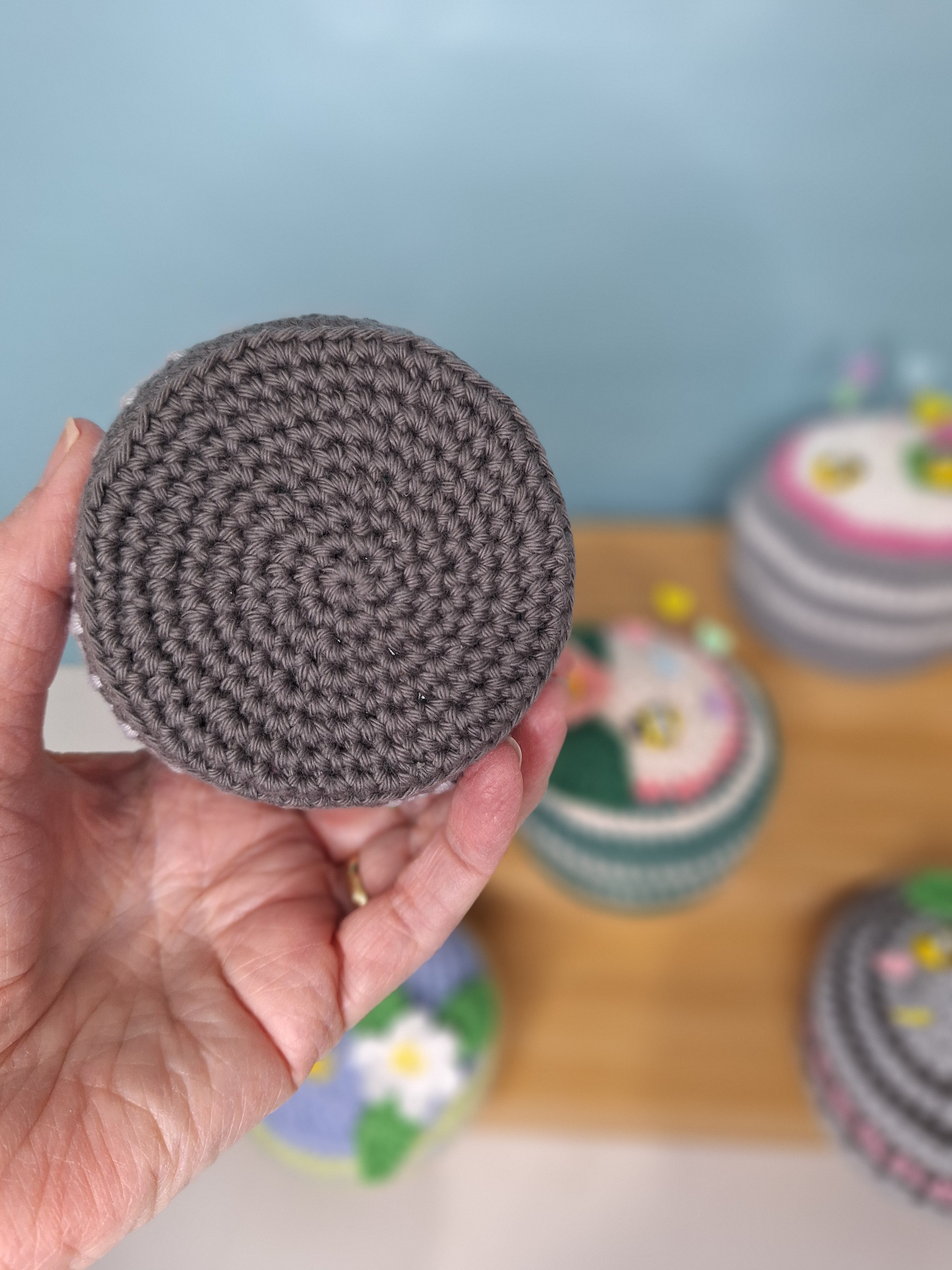 Heirloom  Handmade Crocheted Pin Cushion