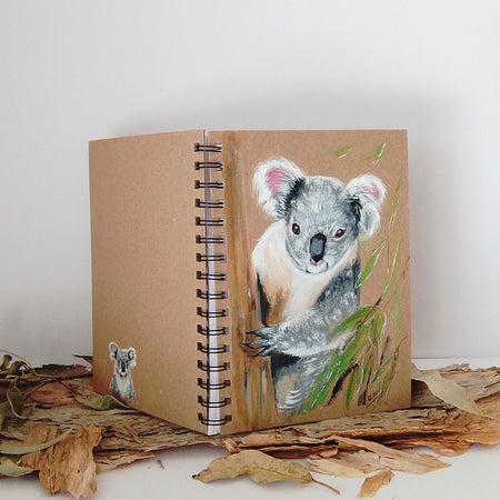 Koala Handpainted Notebook
