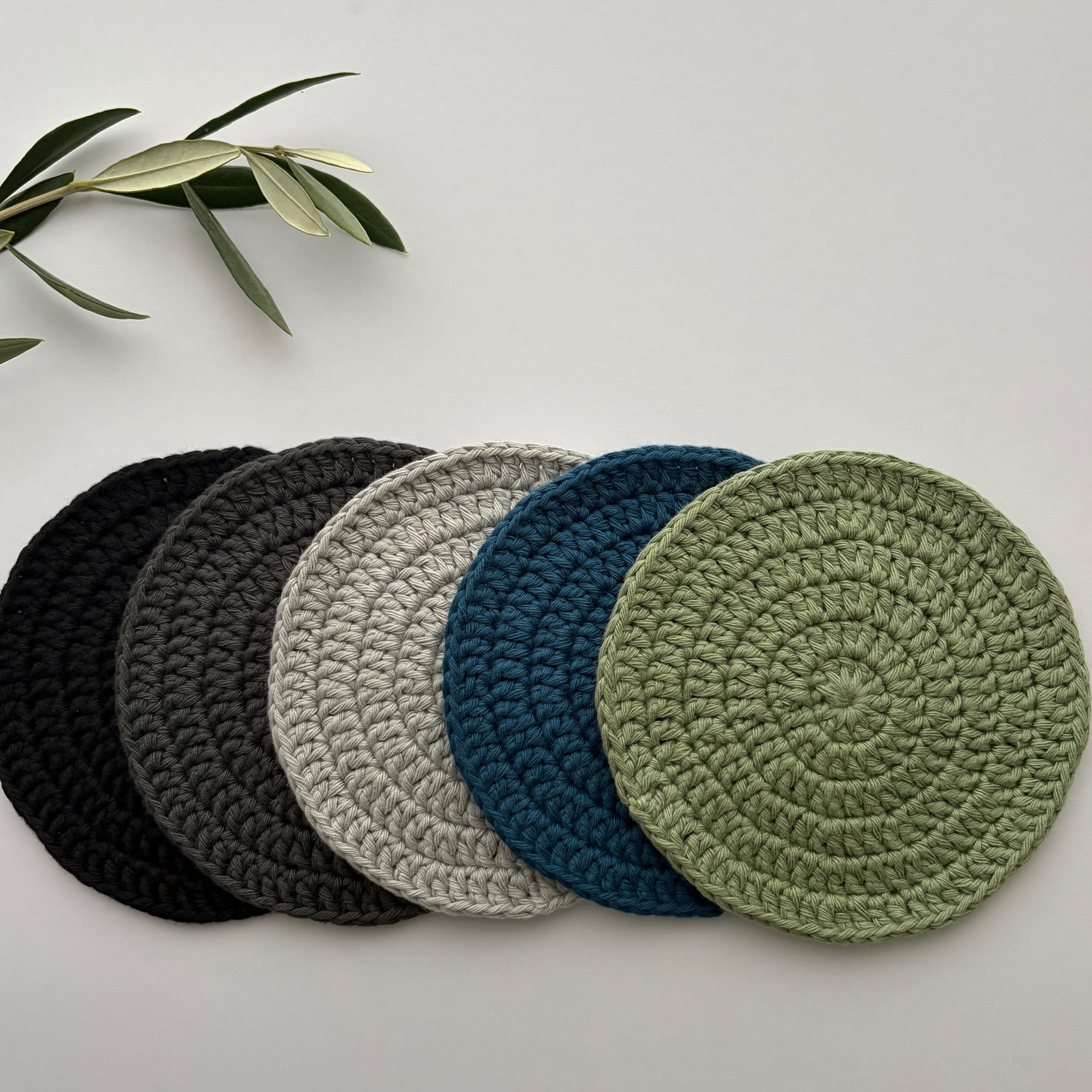 Round Crochet Coasters