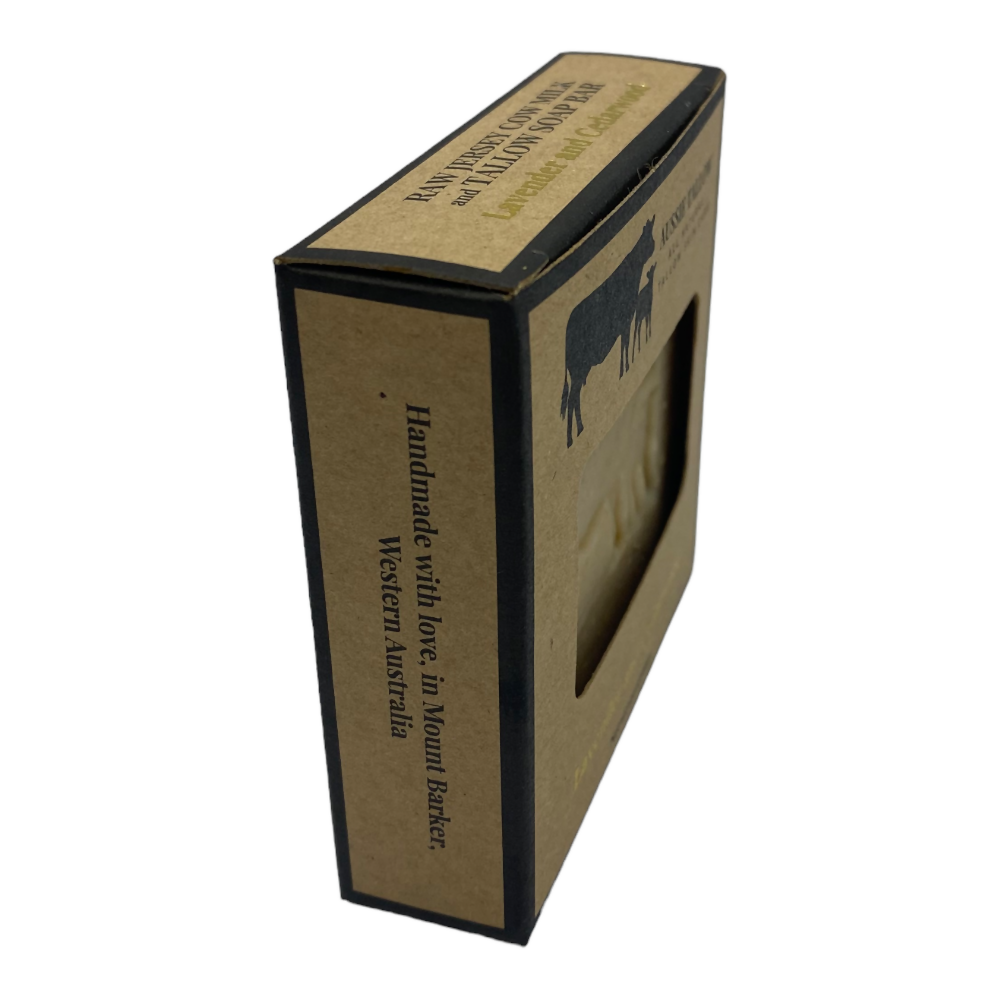 RAW MILK + TALLOW Soap Bar, Raw Cow Milk, Grass Fed Tallow, Old Fashioned