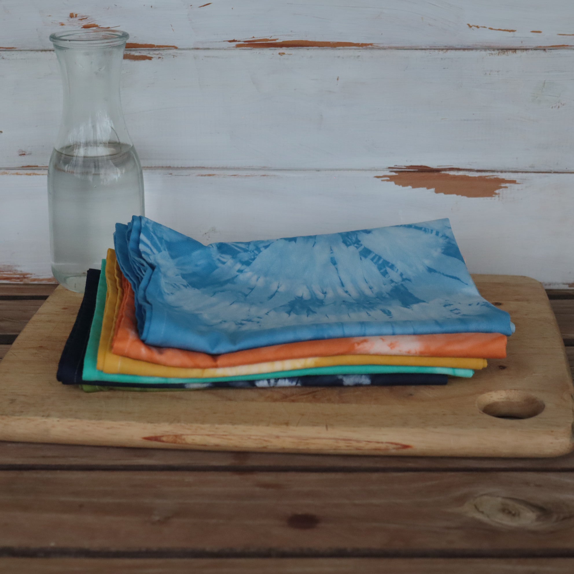 Shibori Tie Dyed Tea towels