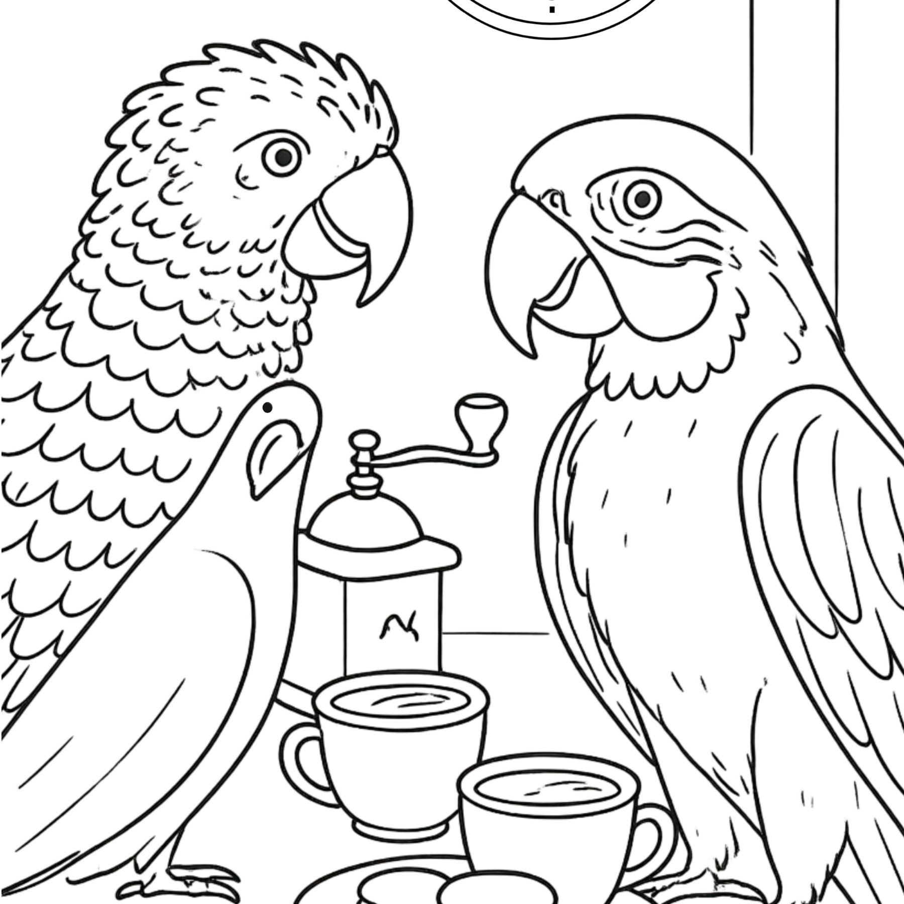 A4 Fine Art Colouring Sheet Pack | 5 Bird Designs