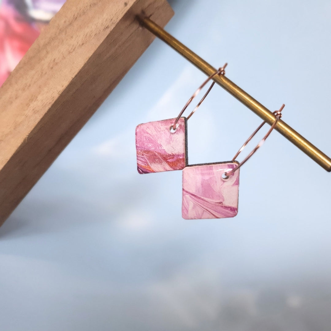 The Mulberry Skies Collection | Art earrings | Medium & Large Dangles | Brooch | Pendant