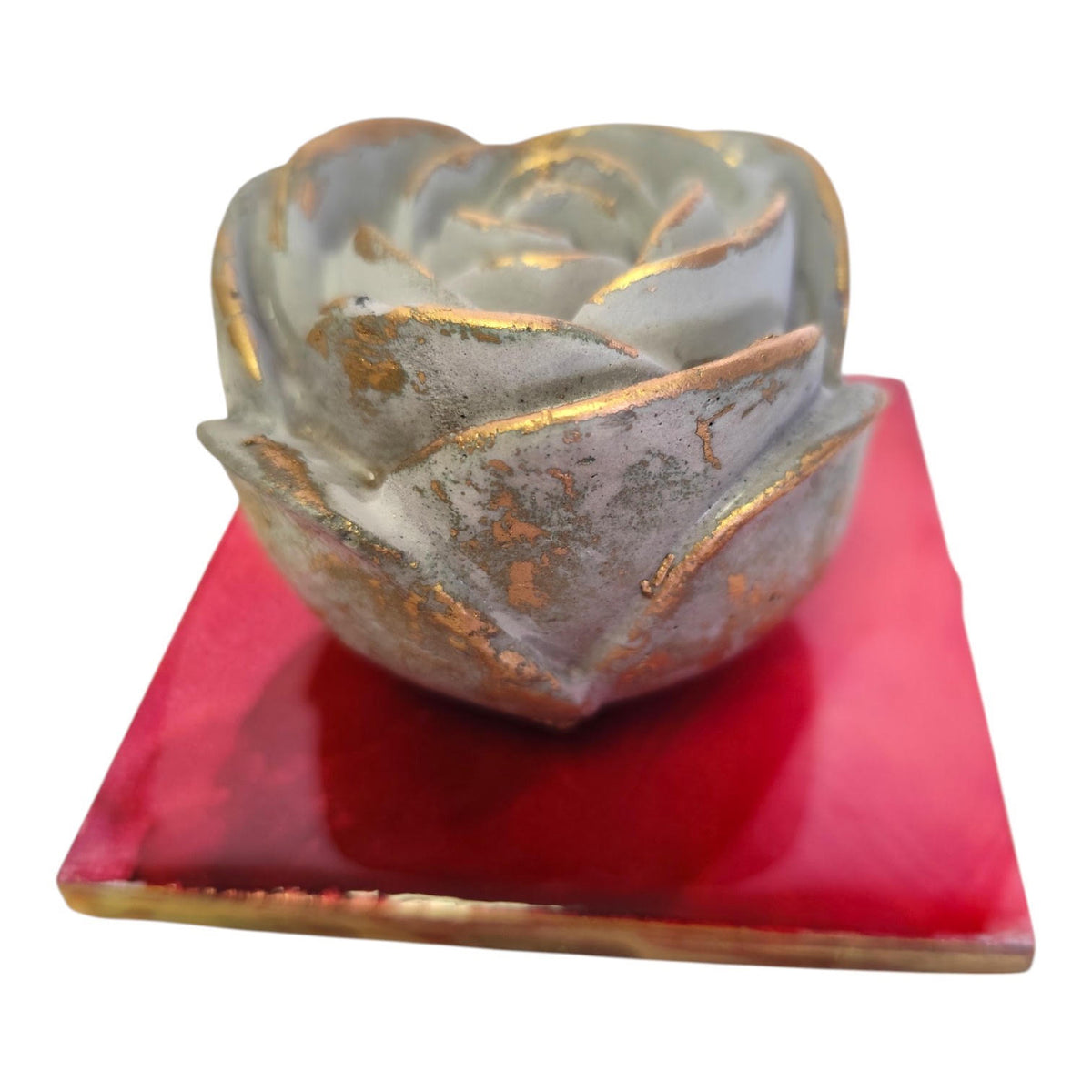 Handmade Boho Aroma Stone & Art Coaster Set