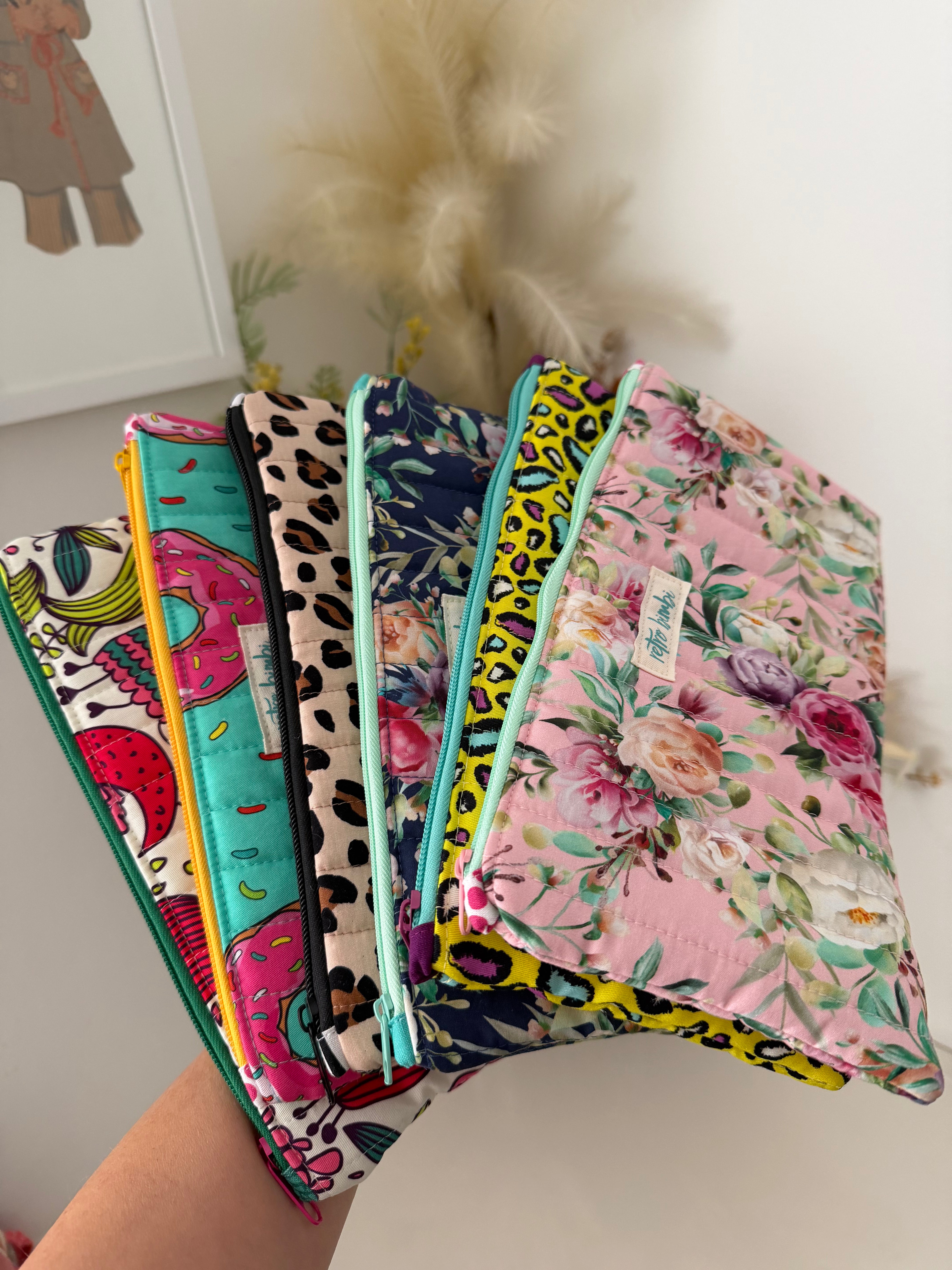 Quilted Pencil Pouch - Various Designs