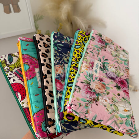 Quilted Pencil Pouch - Various Designs