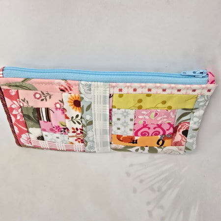 Handmade | Small | Scrappy | Zippered pouch