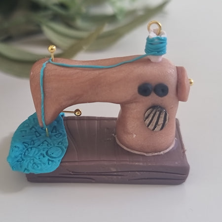 Miniature Sweing Machine - Teal