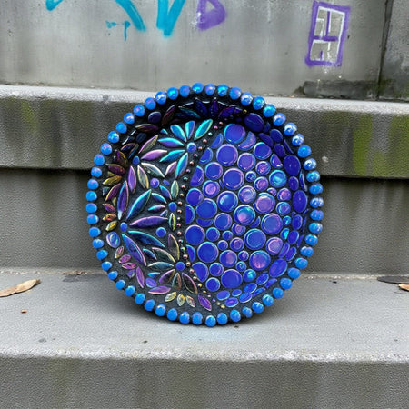 Mosaic Bee Bath.