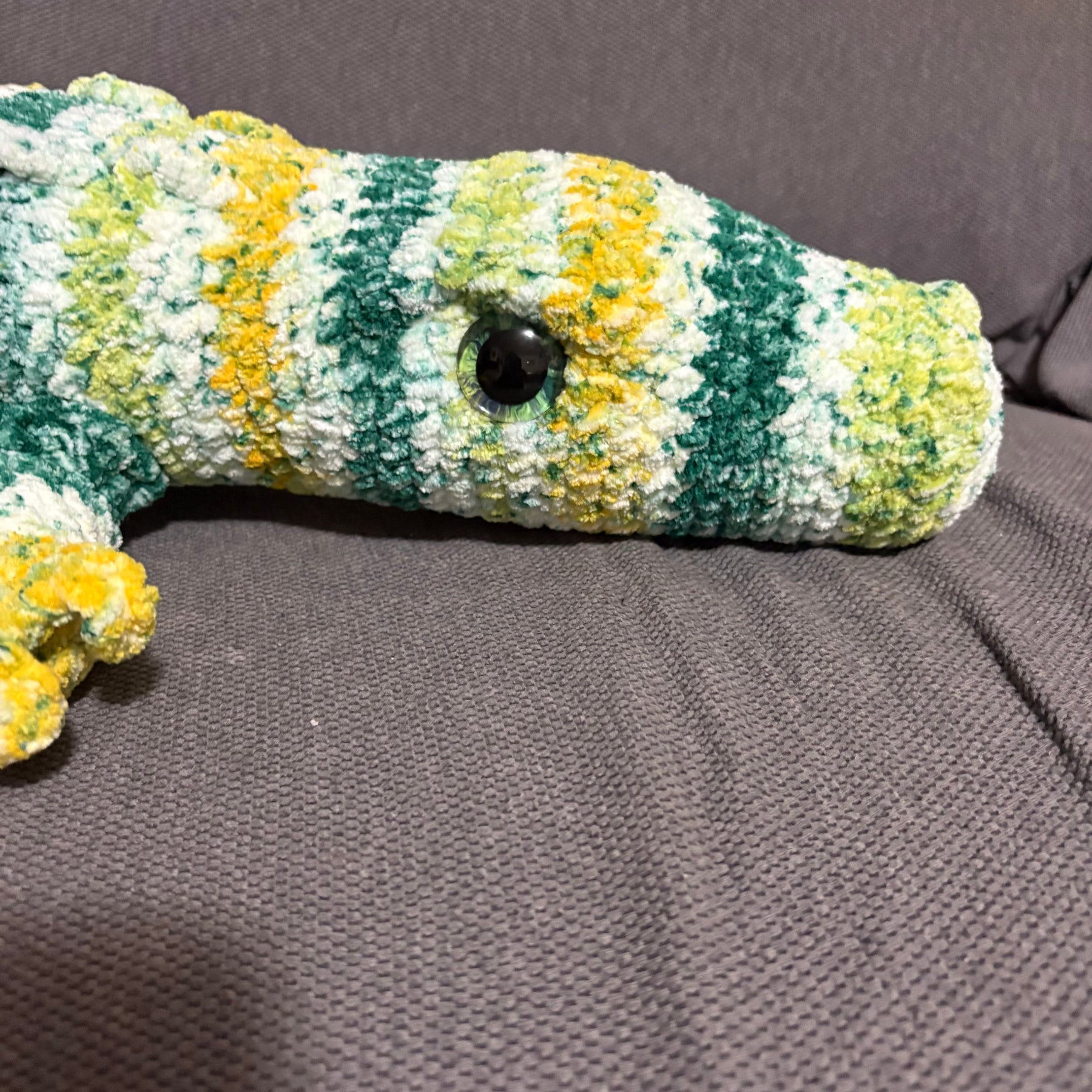 Giant Crochet Crocodile