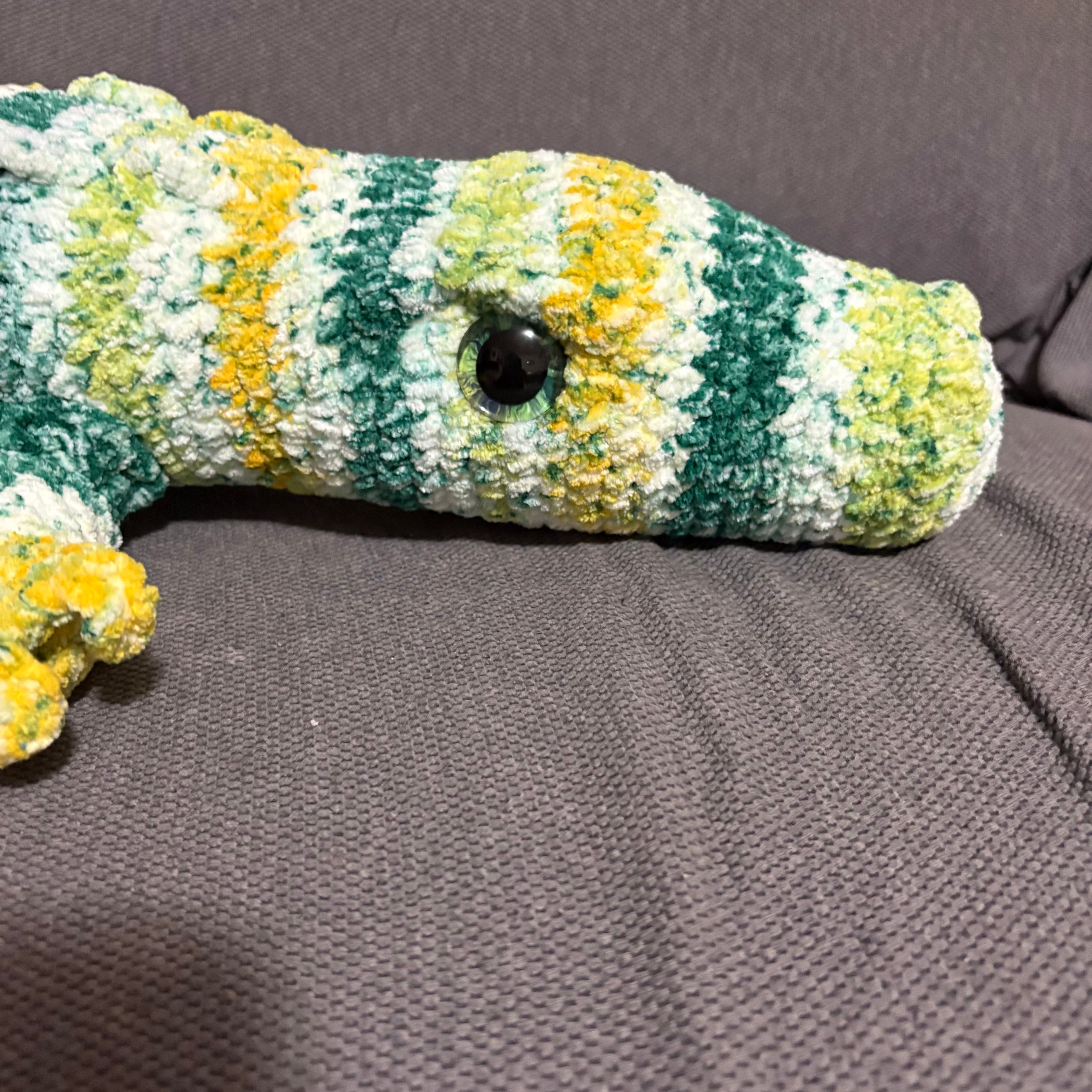 Giant Crochet Crocodile