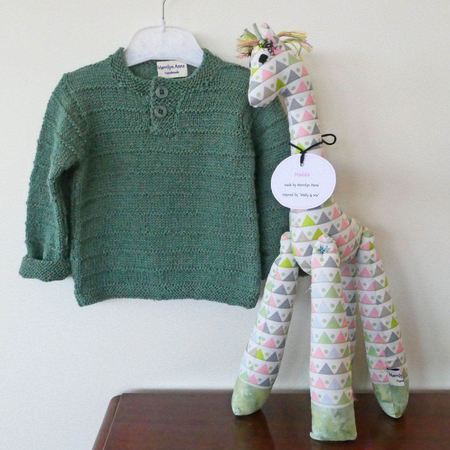 Jumper: pullover, handmade, size 0-1, wool.