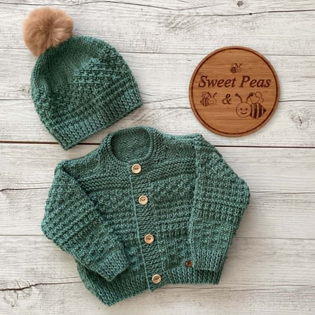 Baby Cardigan & Hat