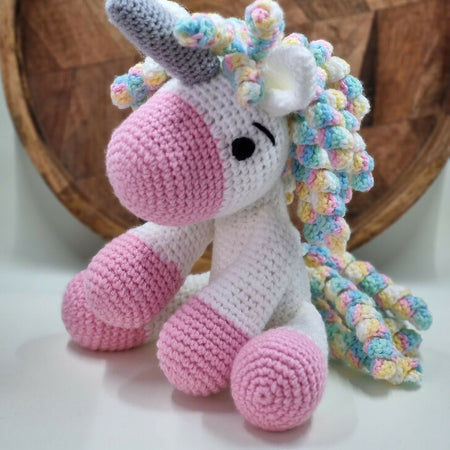 Unicorn, Crochet Unicorn, Baby Unicorn plush toy, Crochet toy, baby gift, nursery decor, baby shower