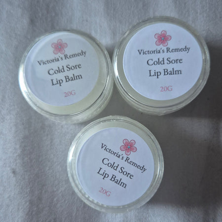 Handmade - 2 x Cold Sore Lip Balm 20g