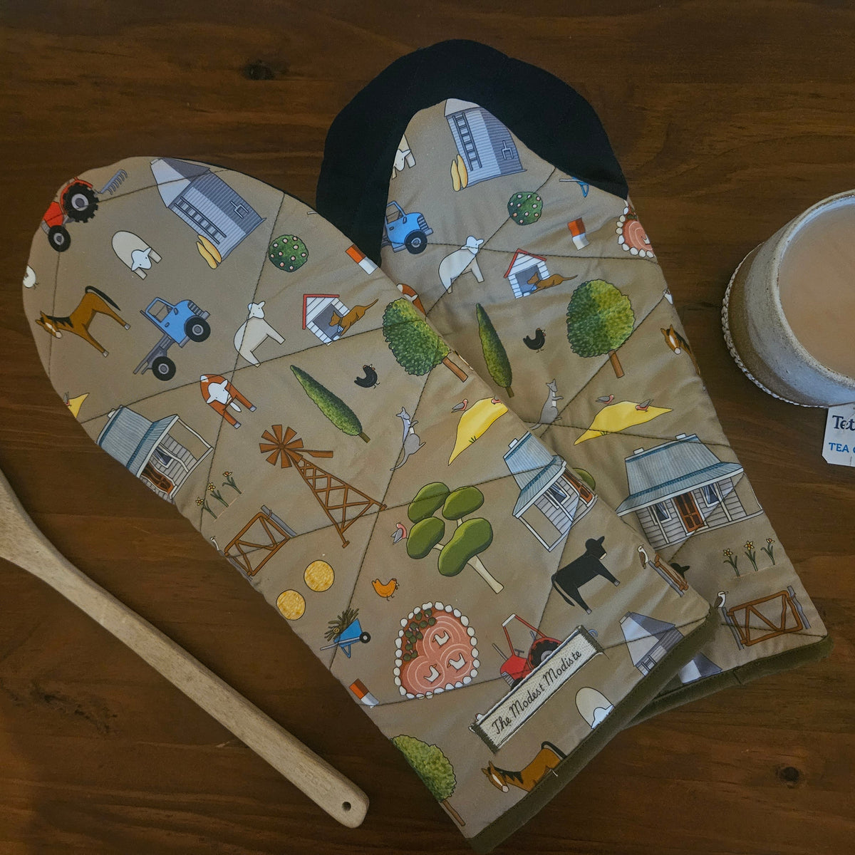 Long Oven Mitt