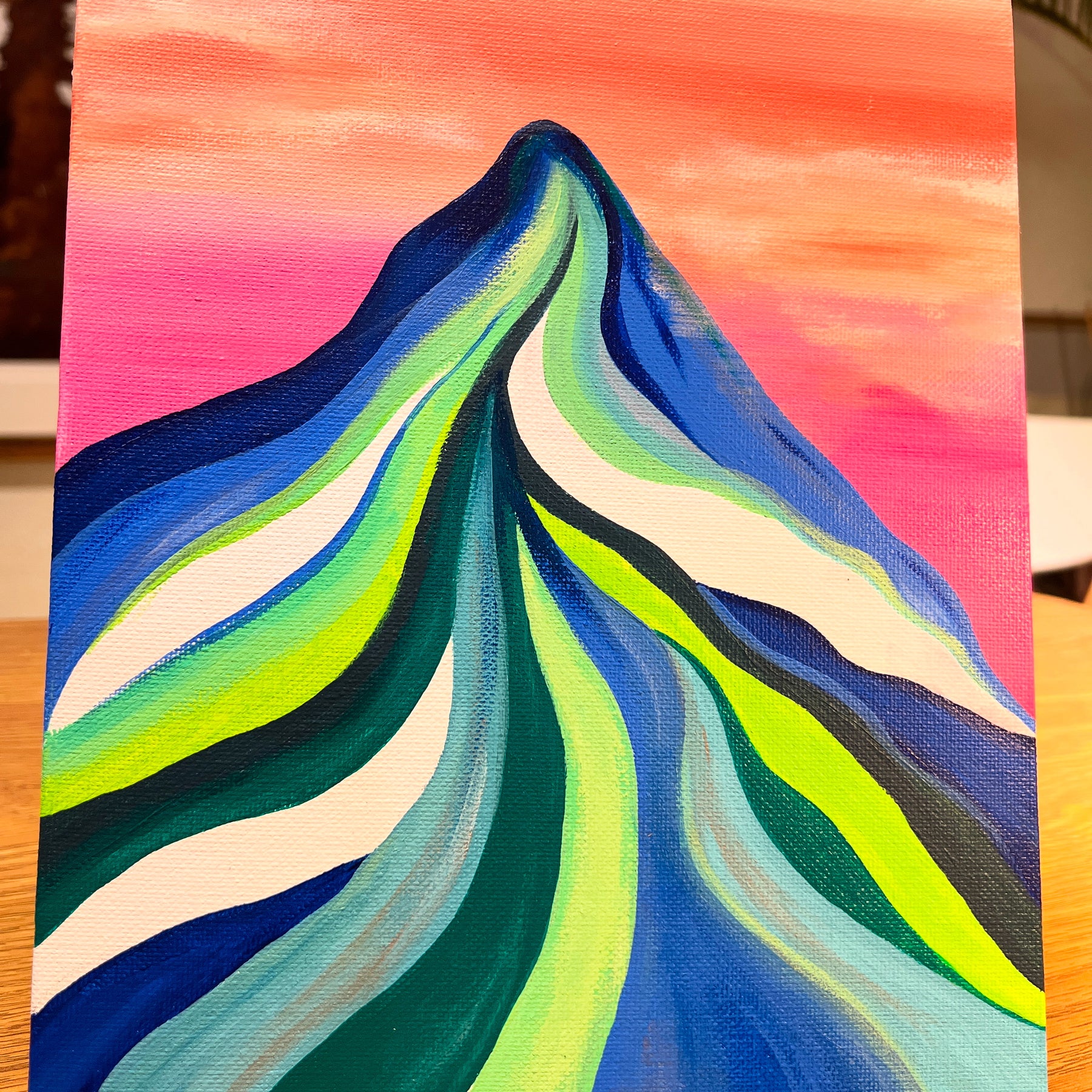 ‘Snowy Mountain’ original painting