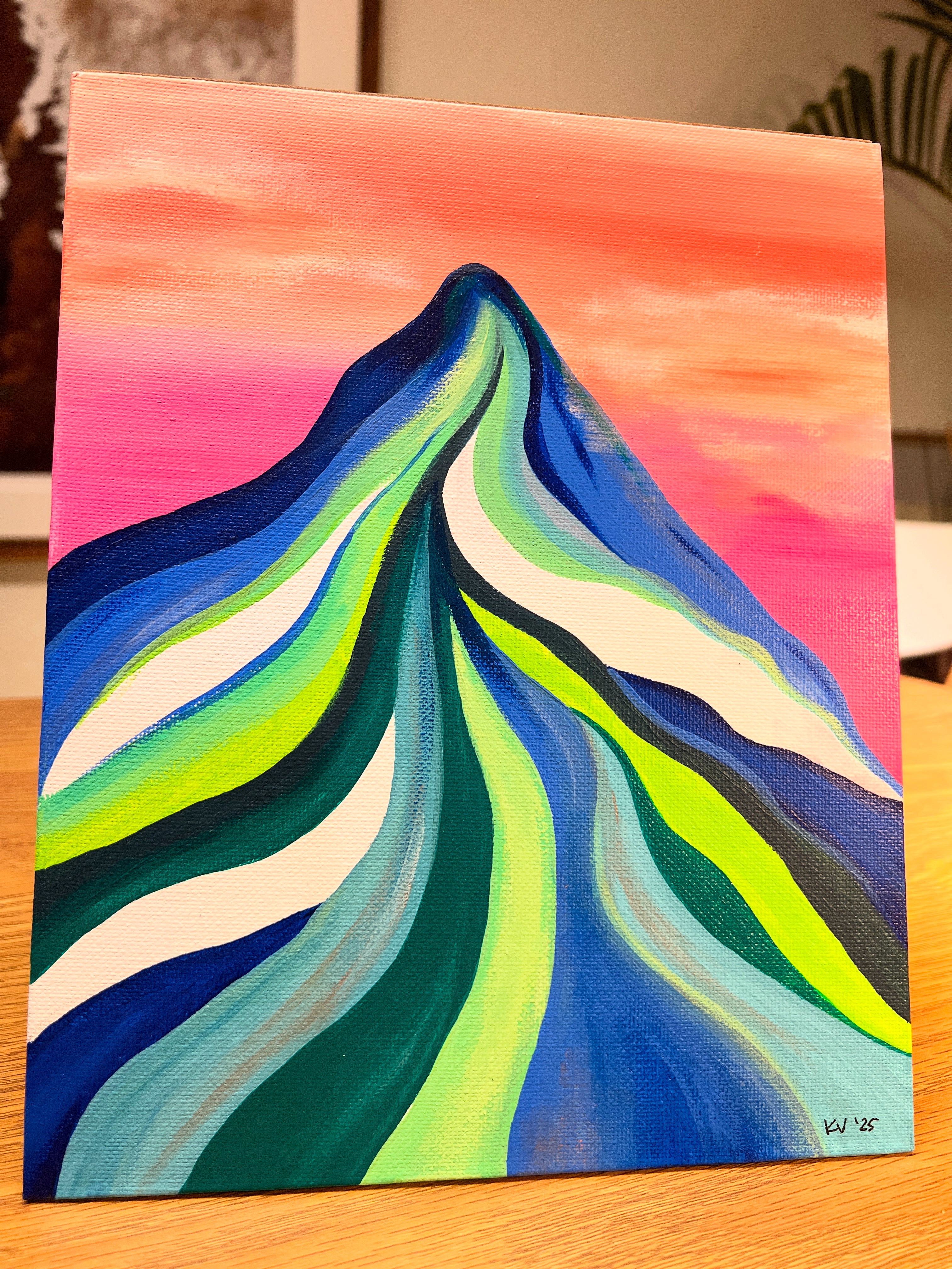 ‘Snowy Mountain’ original painting