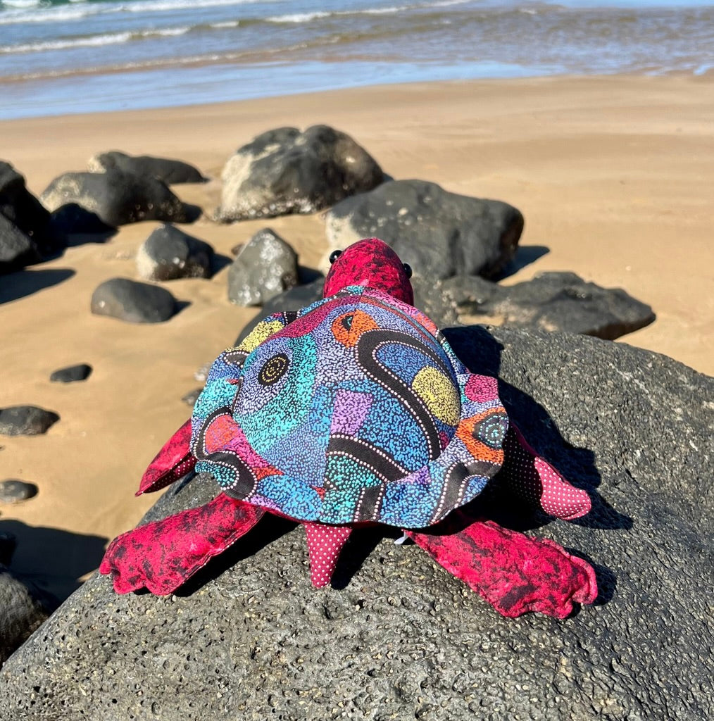 Handmade fabric Turtle