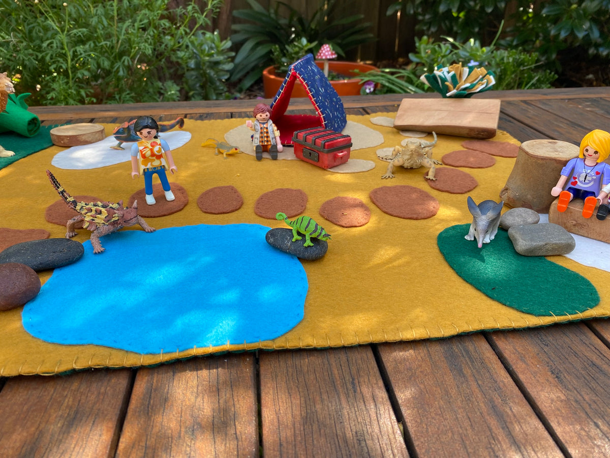 Play Felt Mat Large - Desert adventures #1