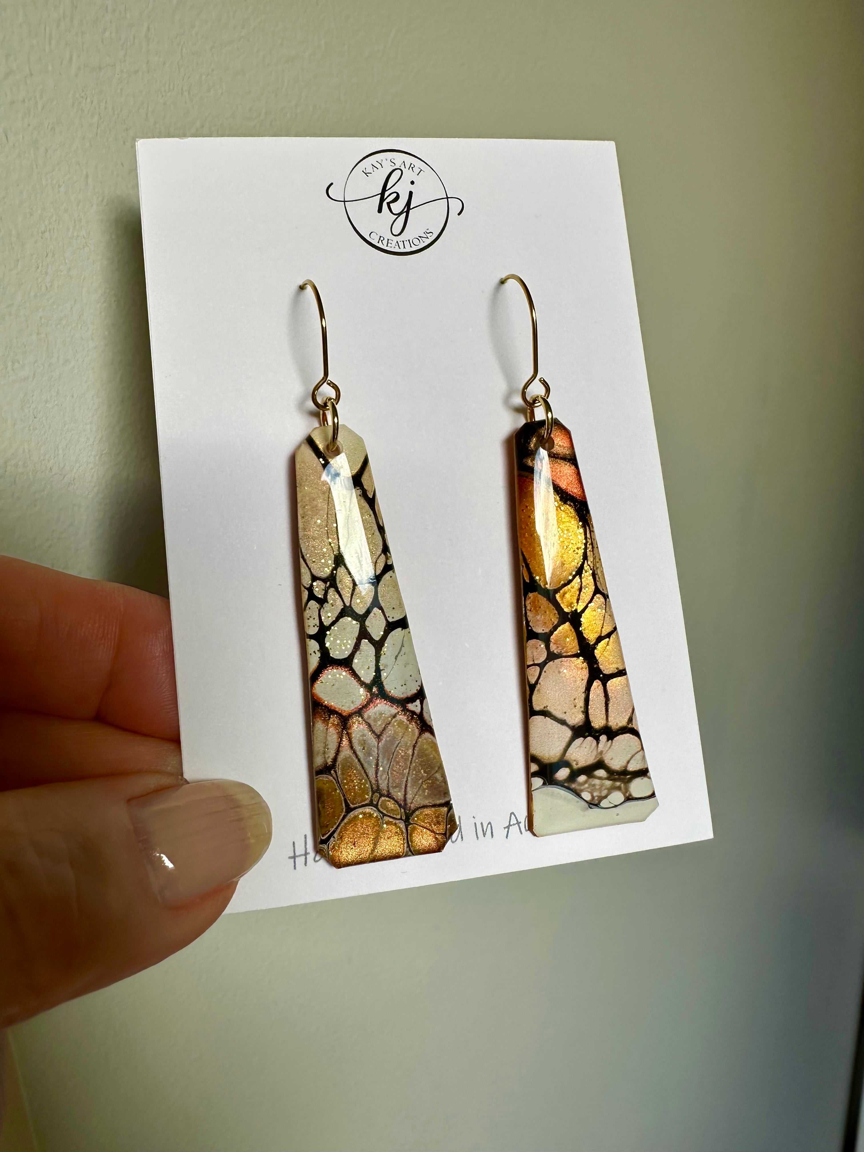 Cafe Latte Collection Hook Earrings