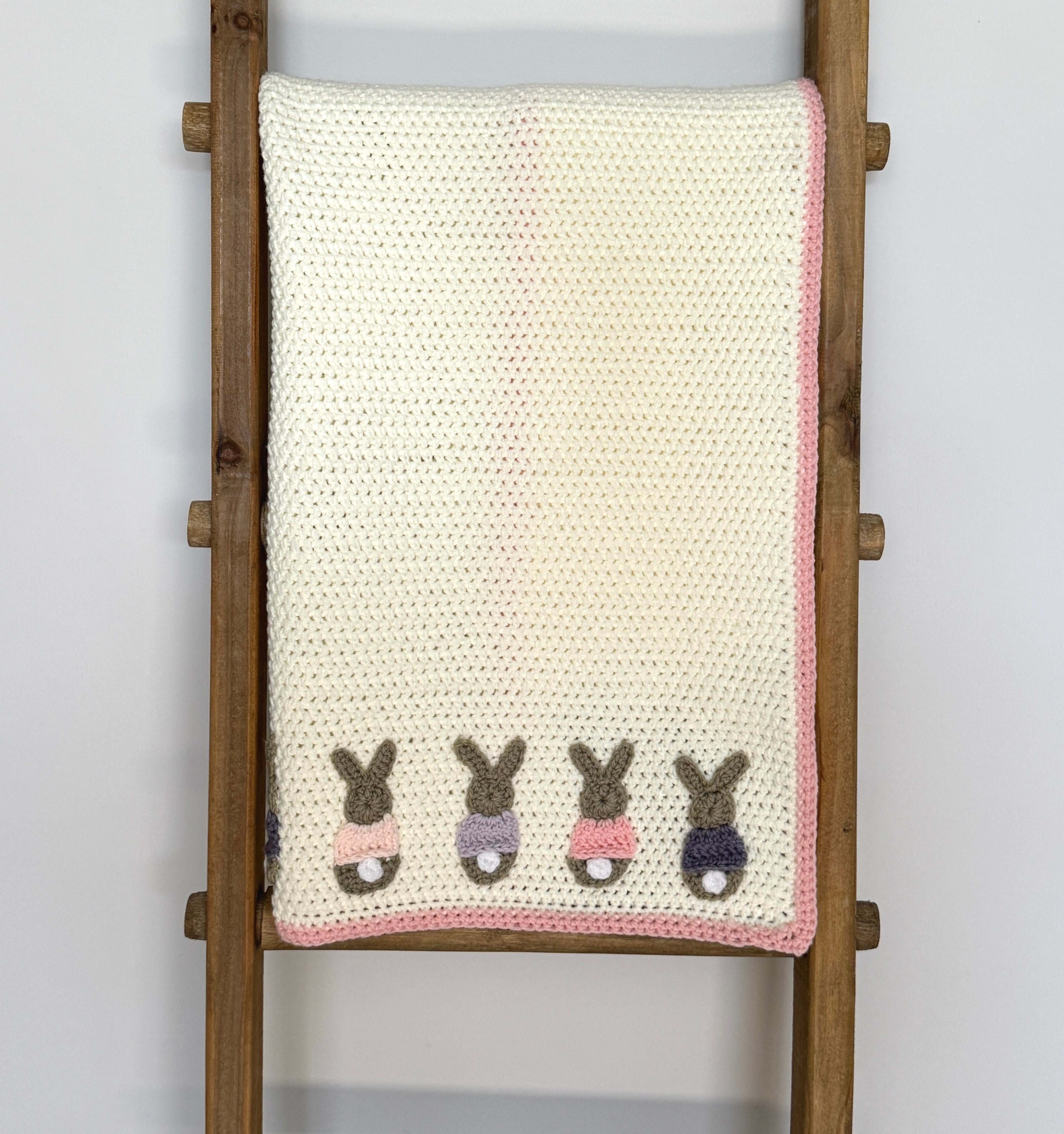 Pink Bunny Blanket