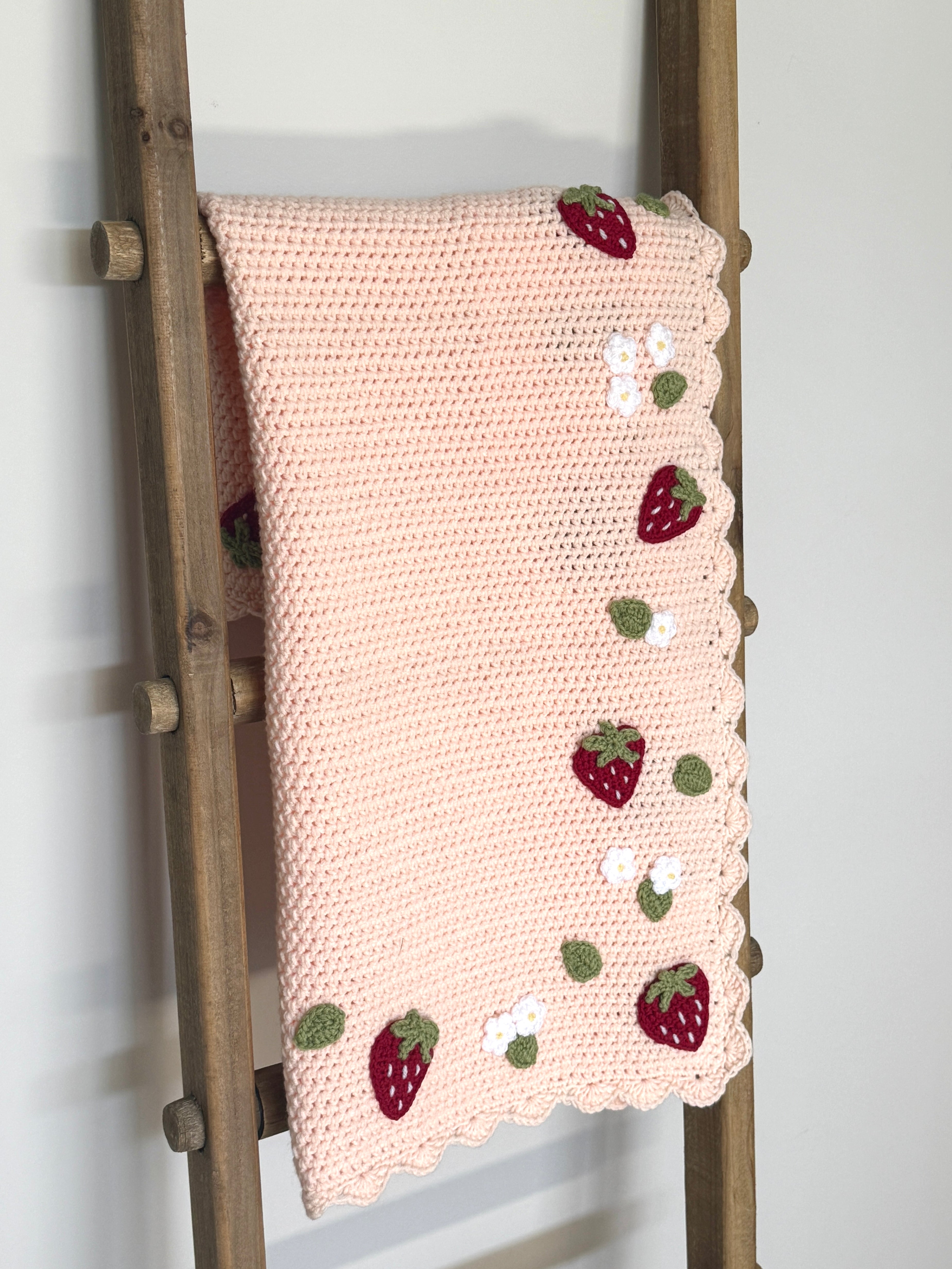 Strawberry Baby Blanket