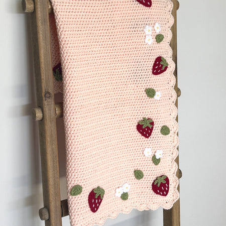 Strawberry Baby Blanket