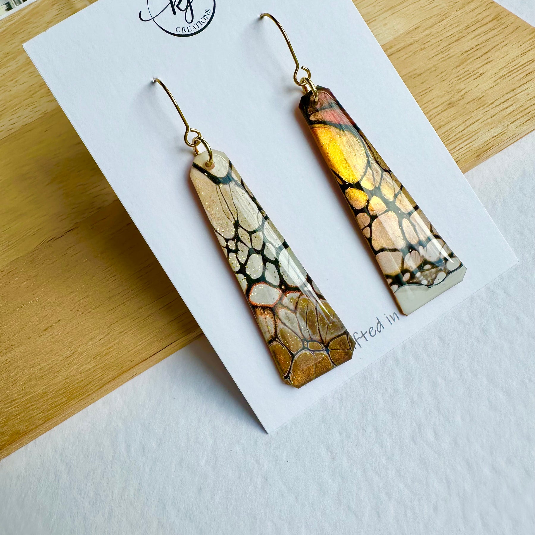 Cafe Latte Collection Hook Earrings