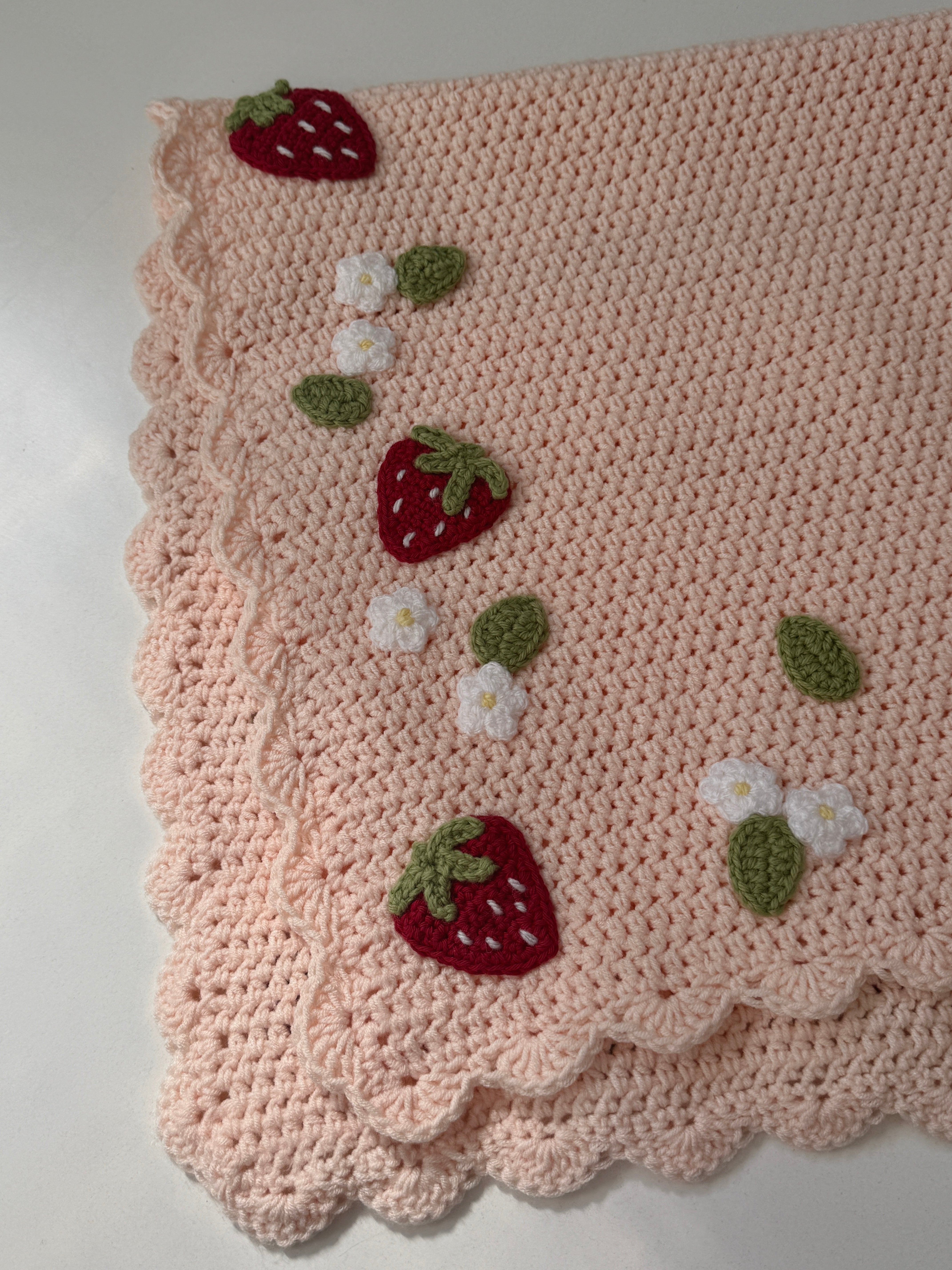 Strawberry Baby Blanket