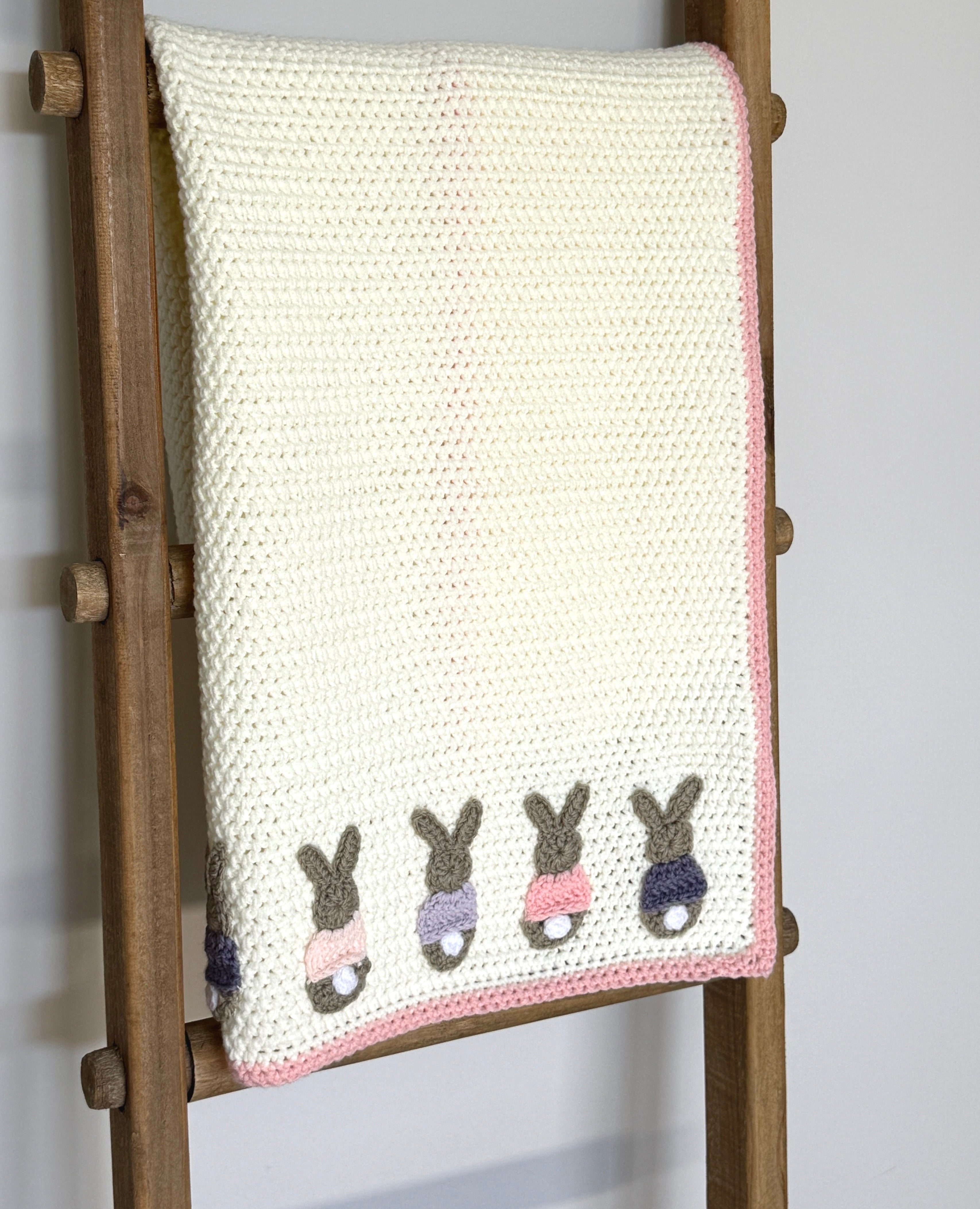 Pink Bunny Blanket