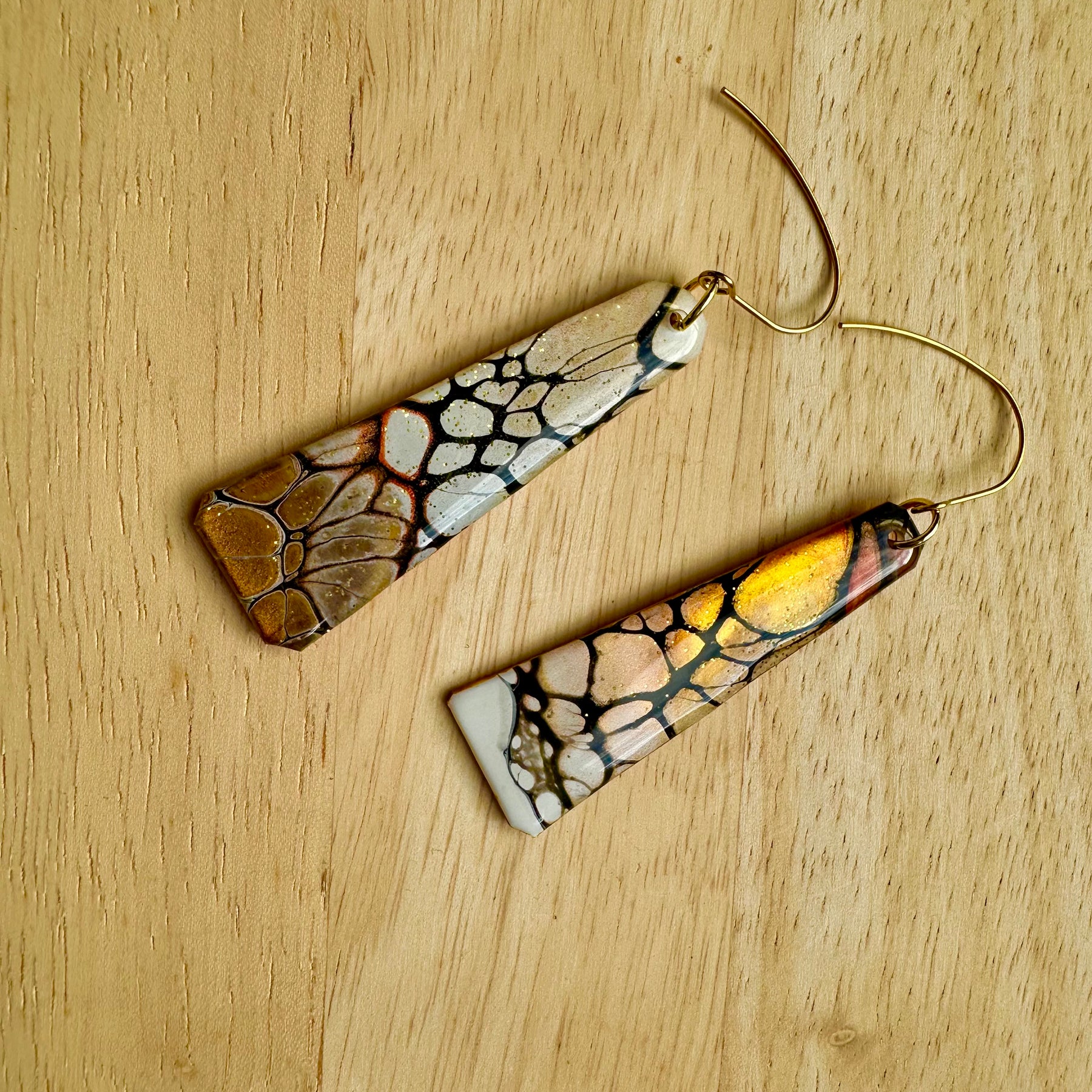 Cafe Latte Collection Hook Earrings