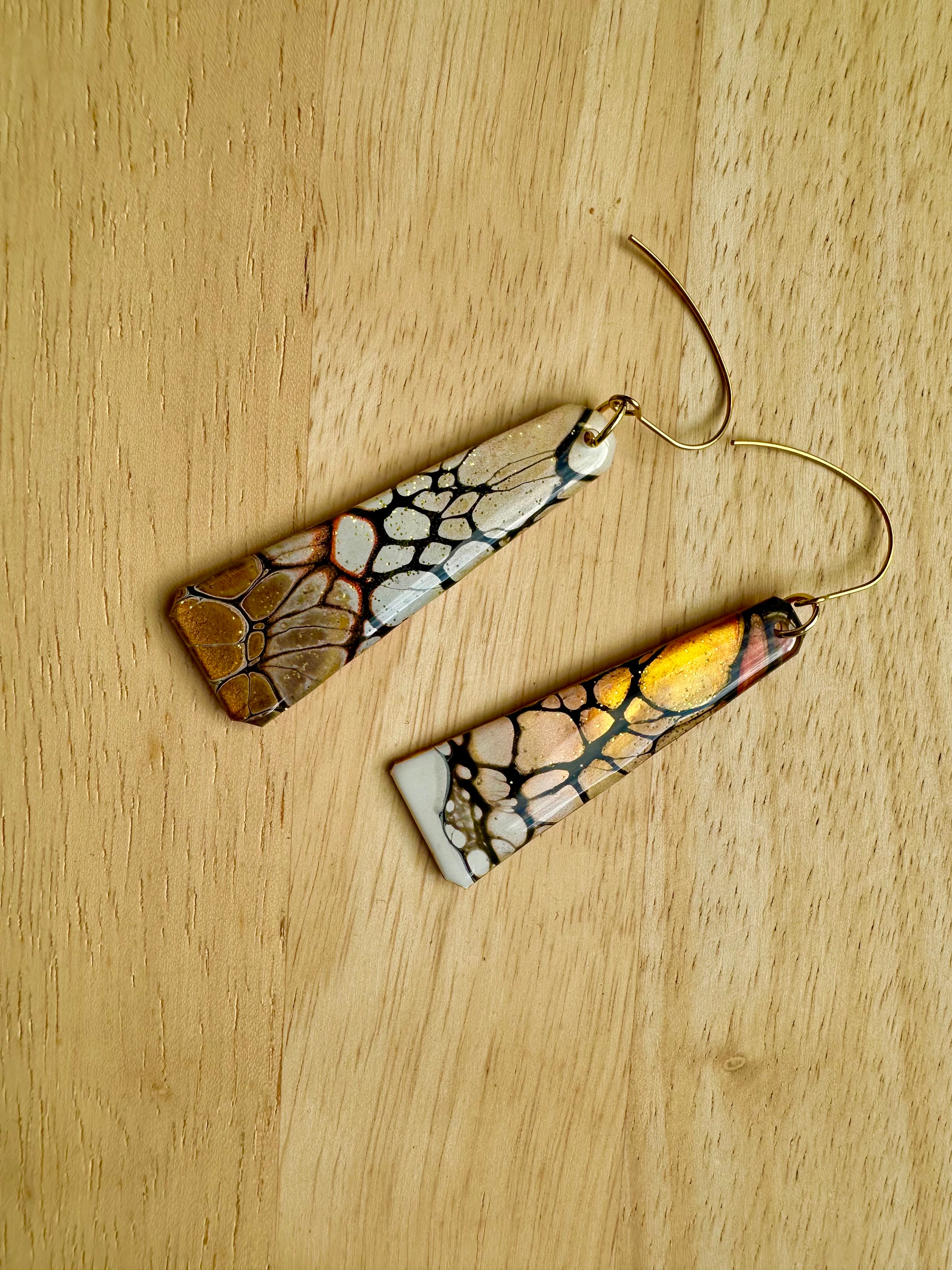 Cafe Latte Collection Hook Earrings