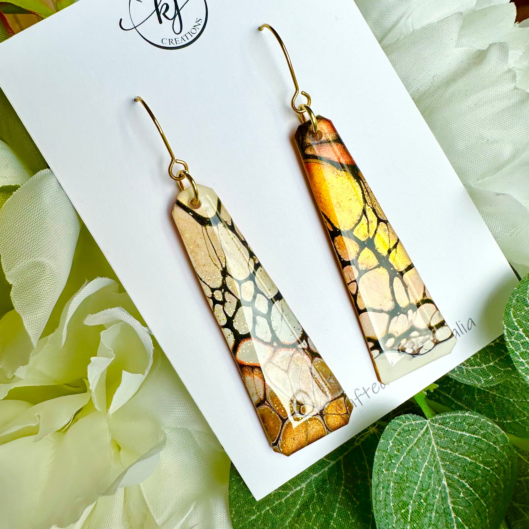 Cafe Latte Collection Hook Earrings