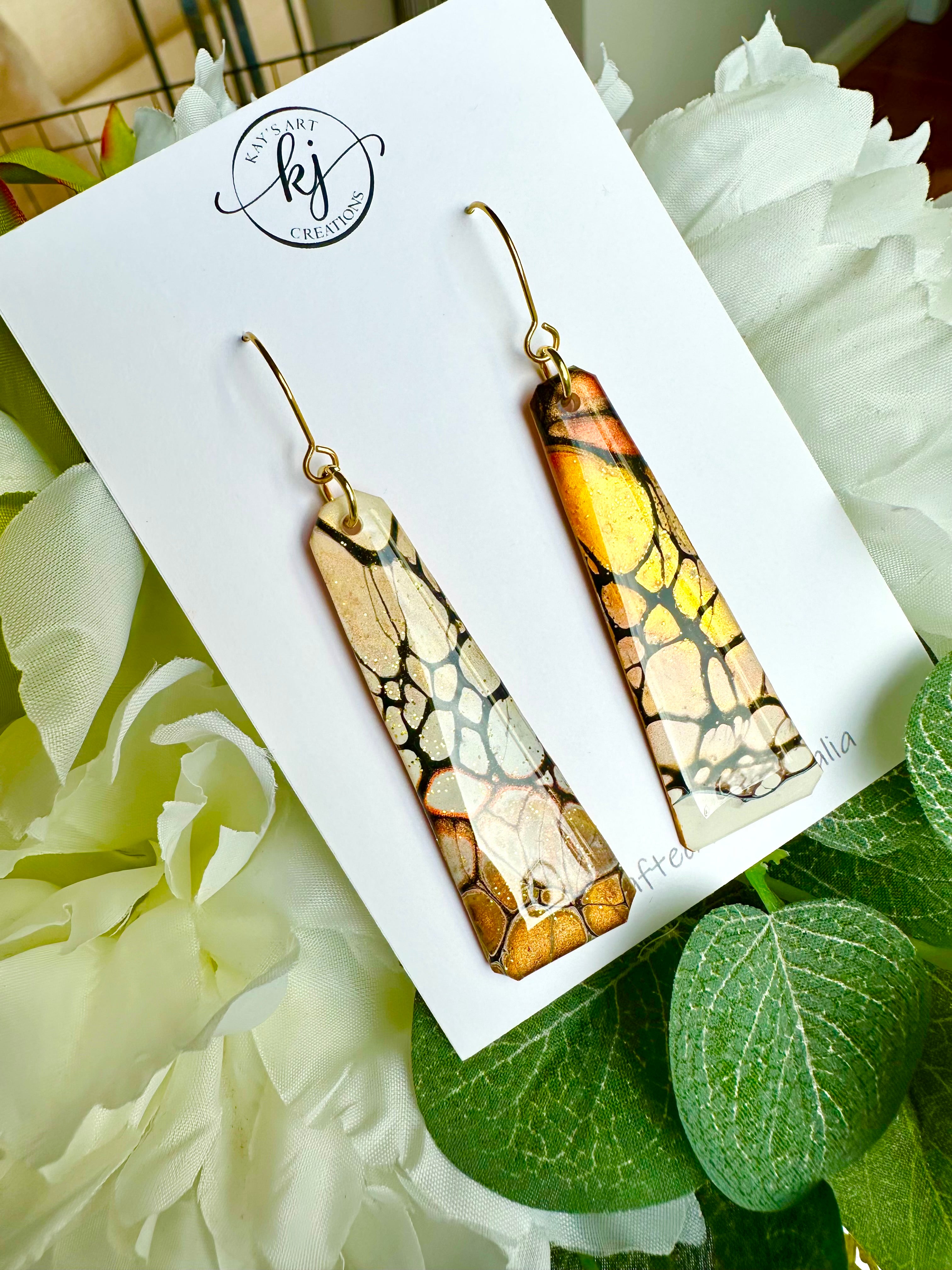 Cafe Latte Collection Hook Earrings