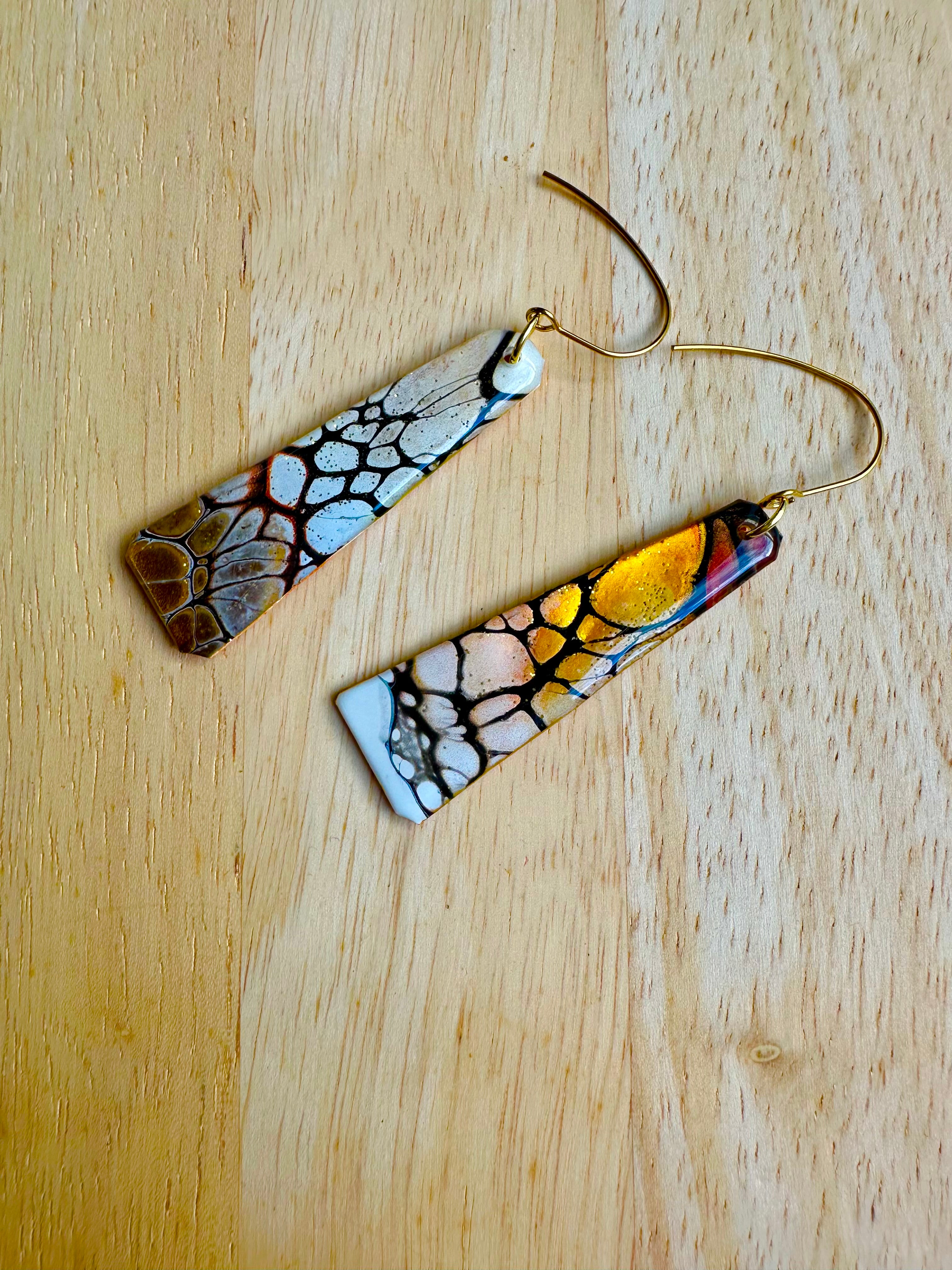 Cafe Latte Collection Hook Earrings