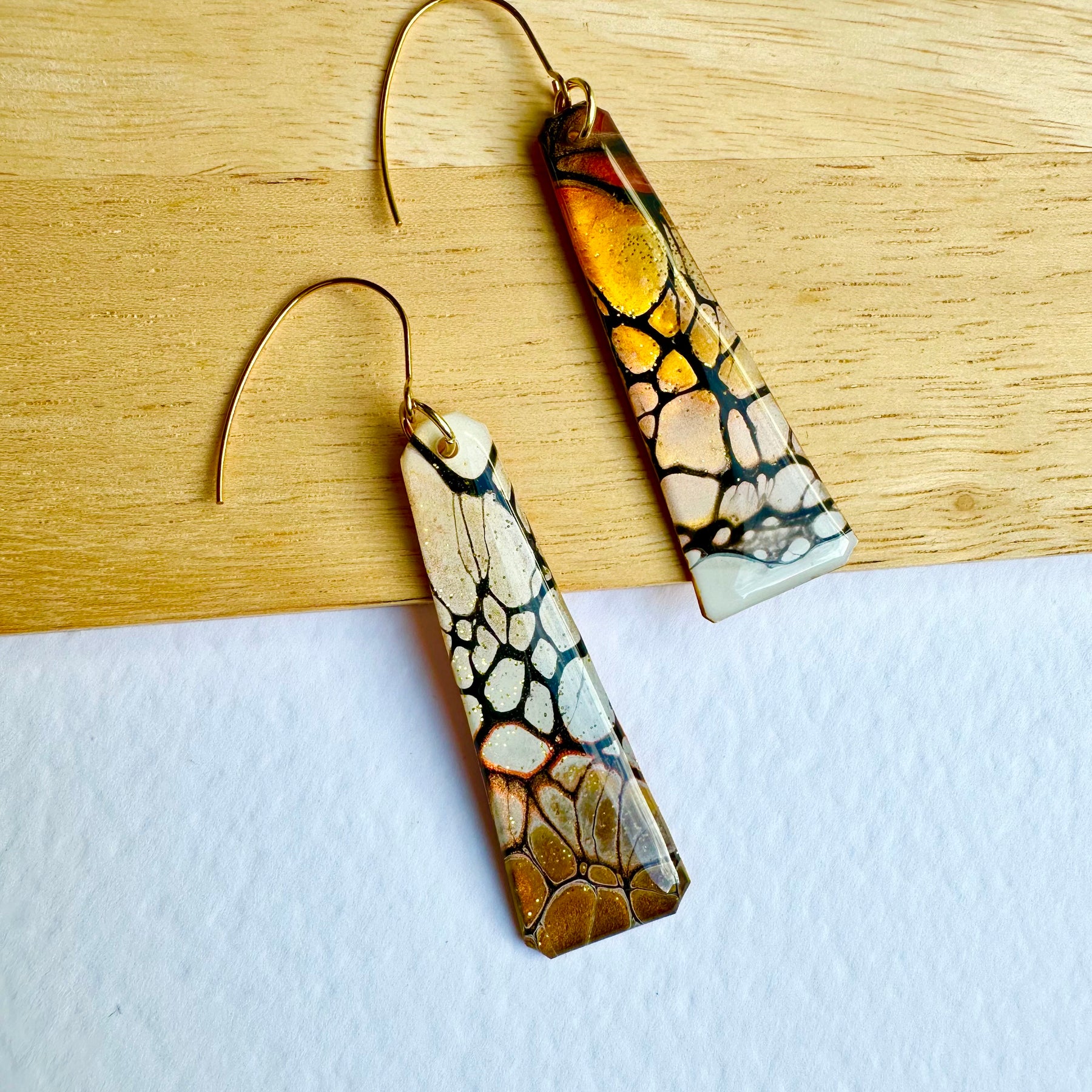 Cafe Latte Collection Hook Earrings