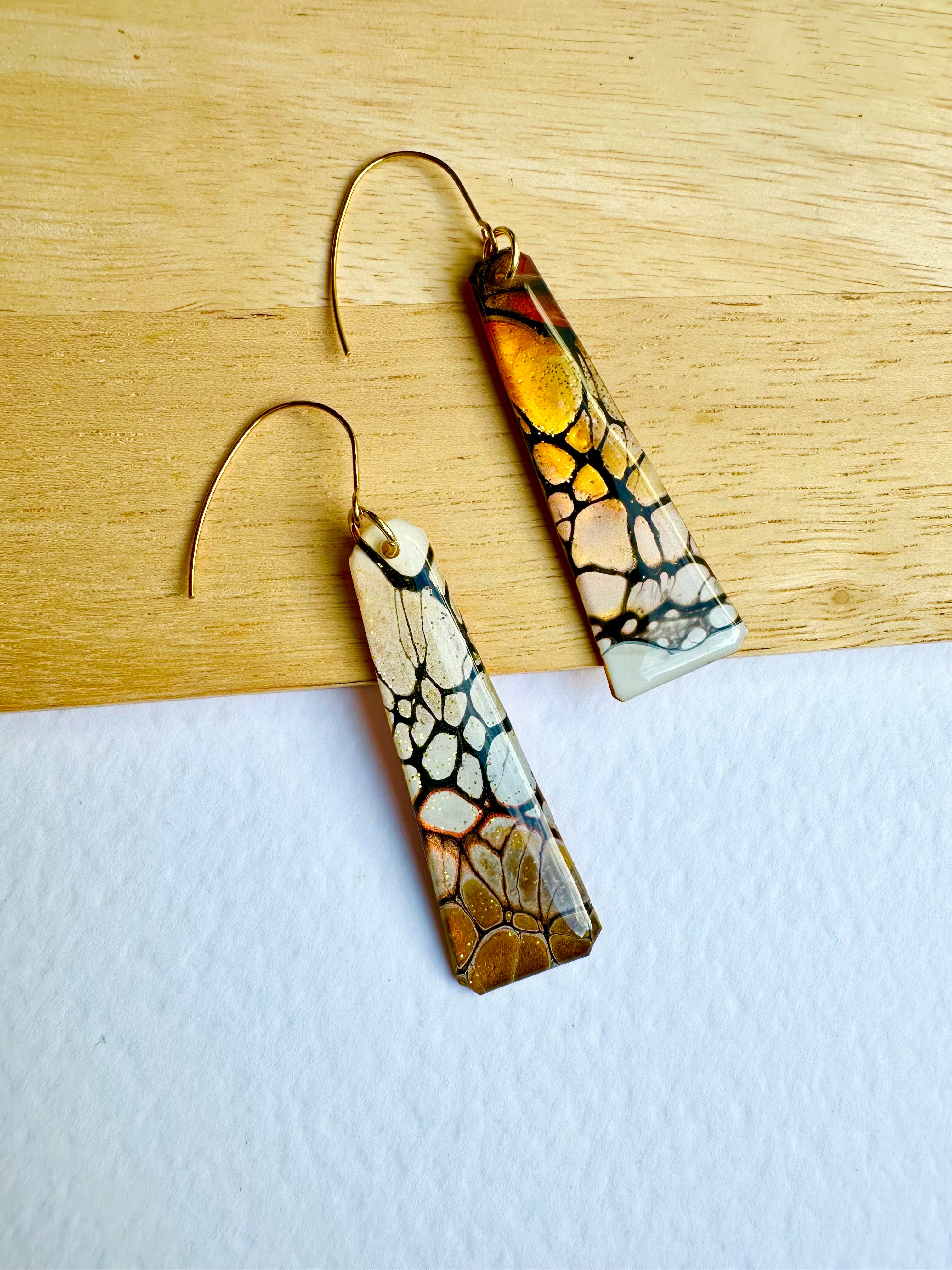 Cafe Latte Collection Hook Earrings