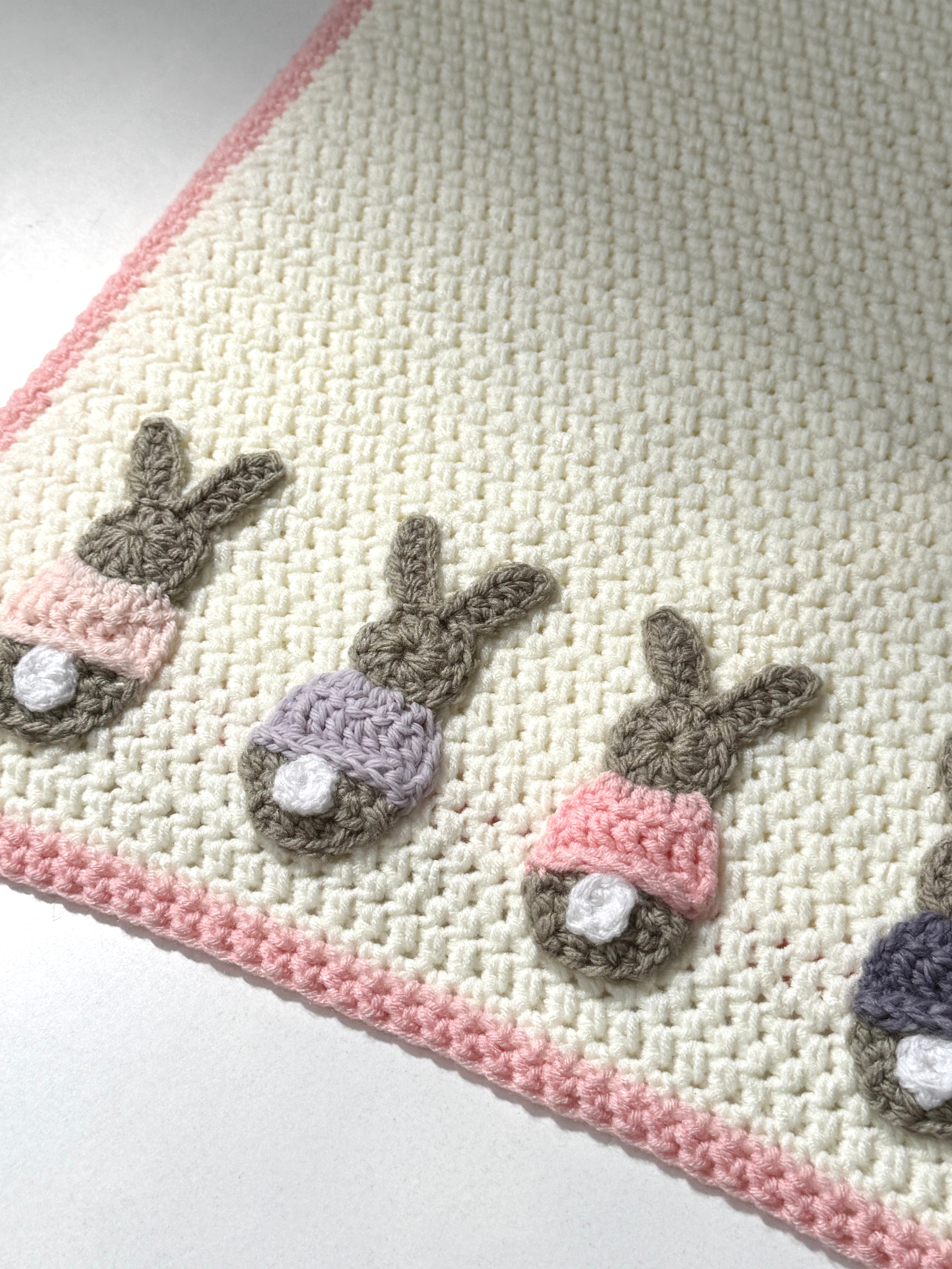 Pink Bunny Blanket