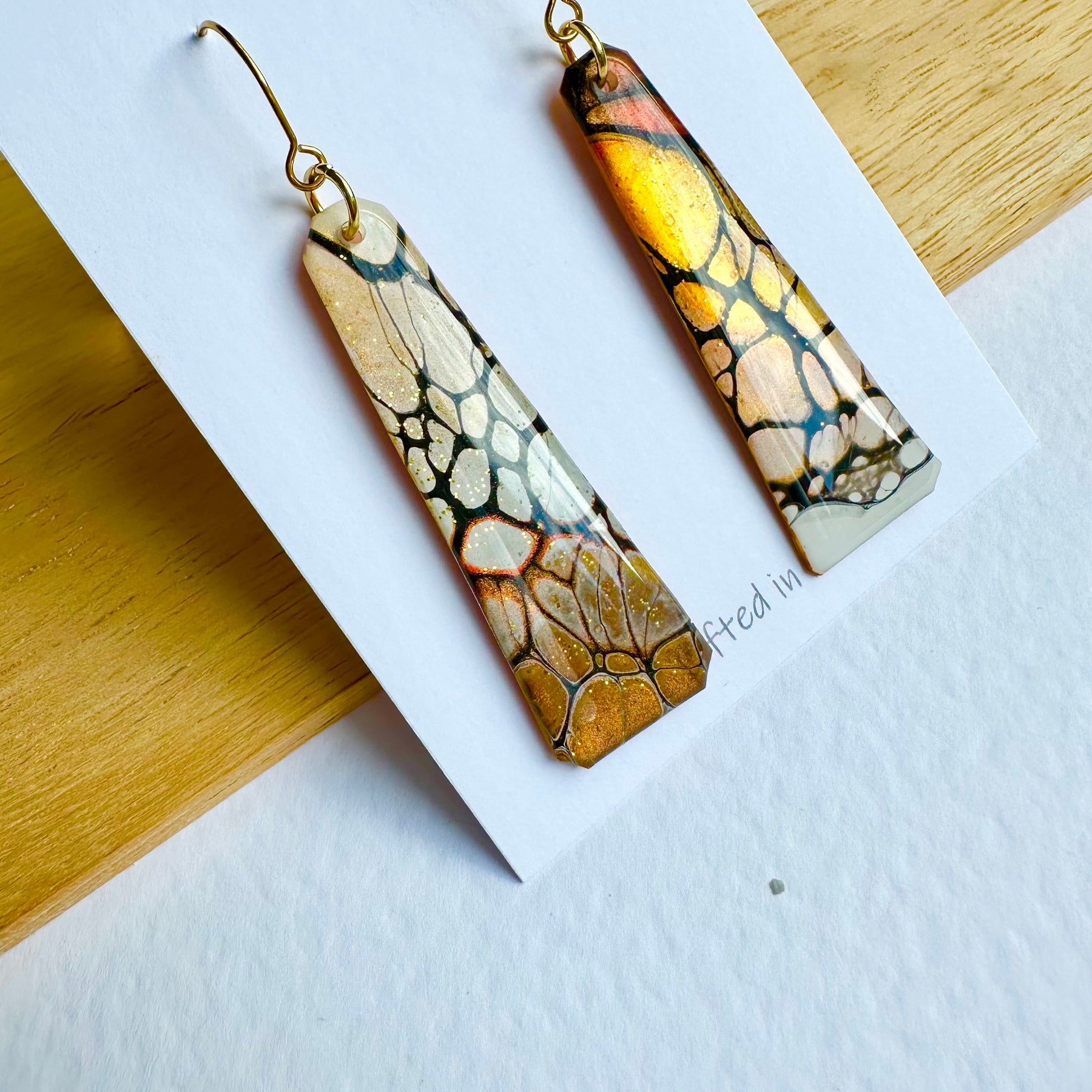 Cafe Latte Collection Hook Earrings