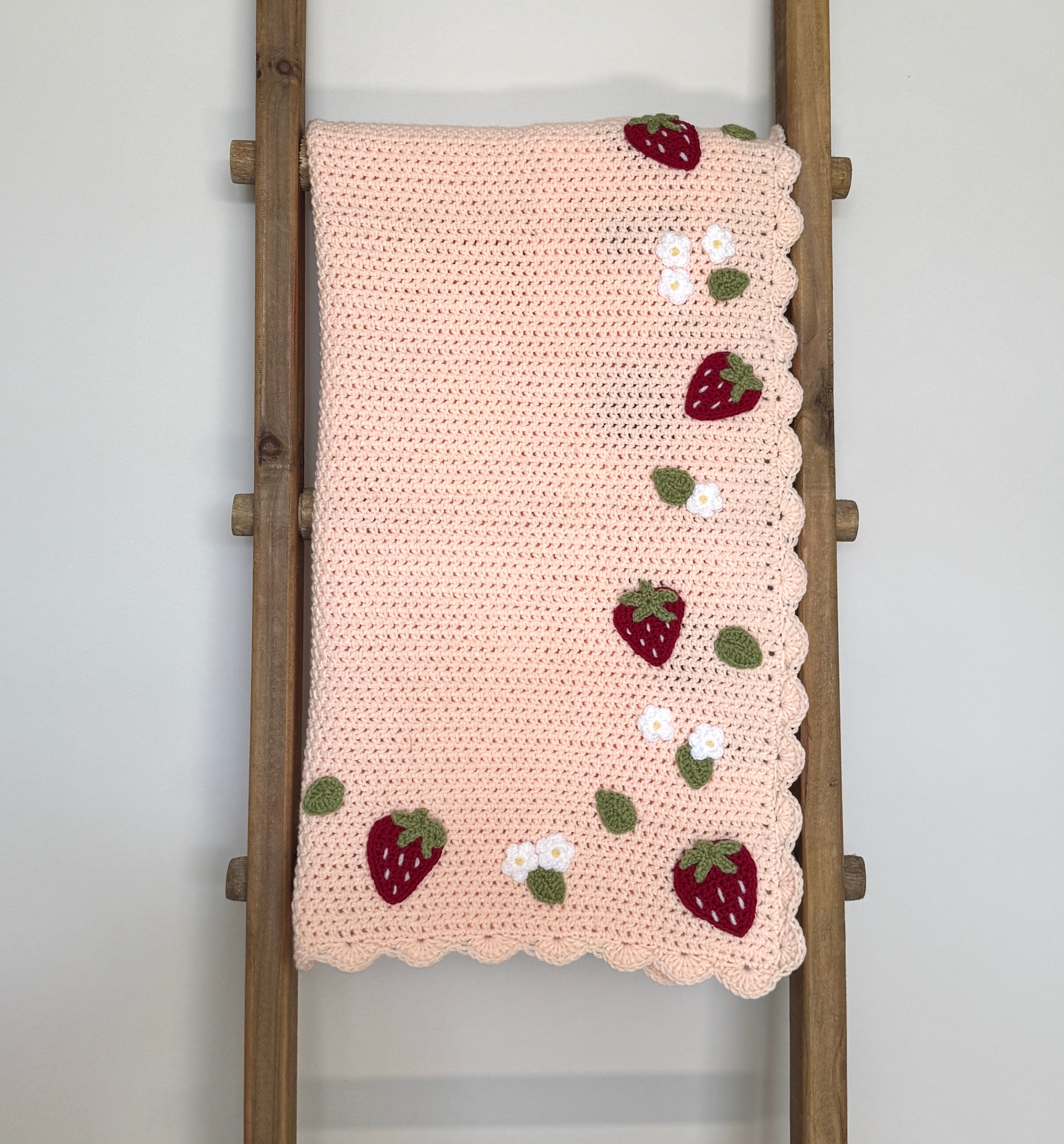 Strawberry Baby Blanket