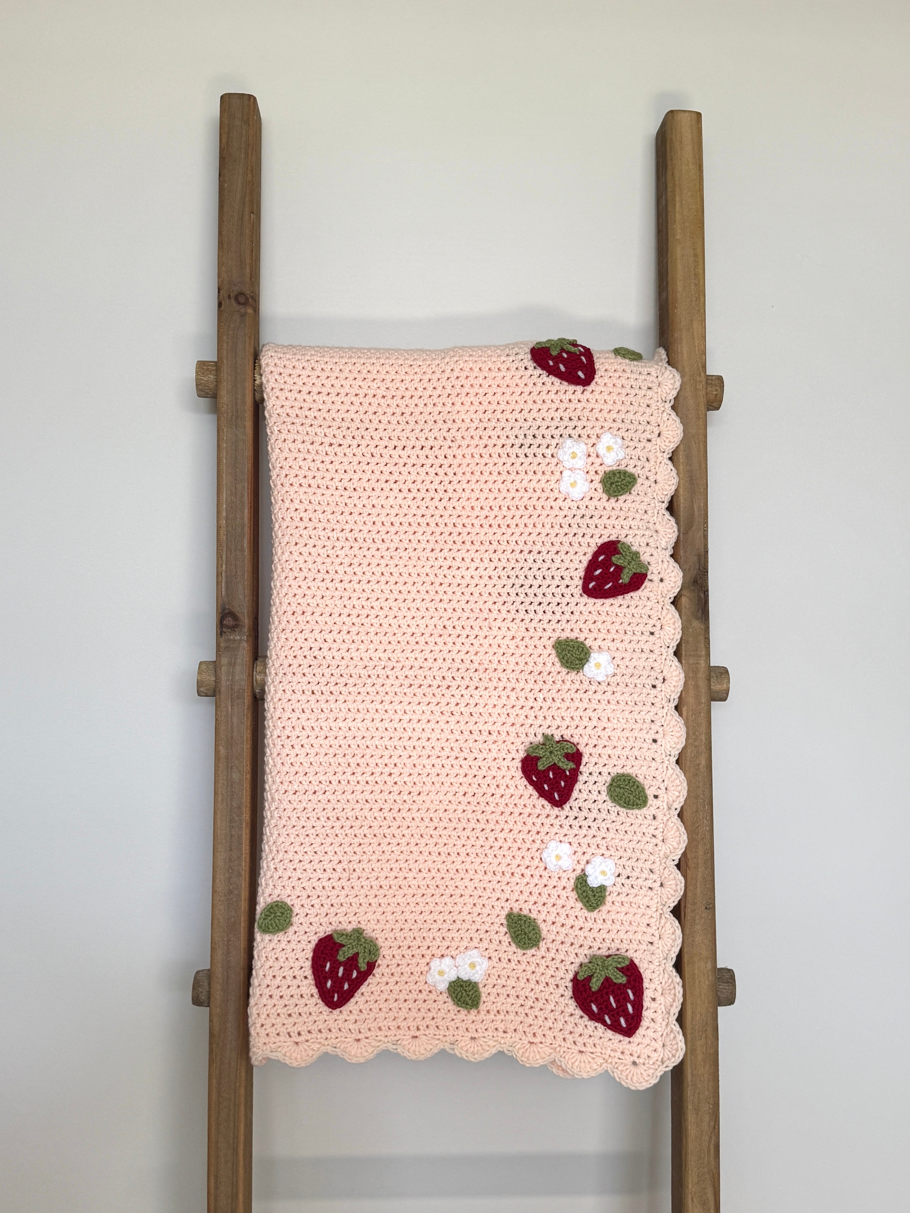 Strawberry Baby Blanket