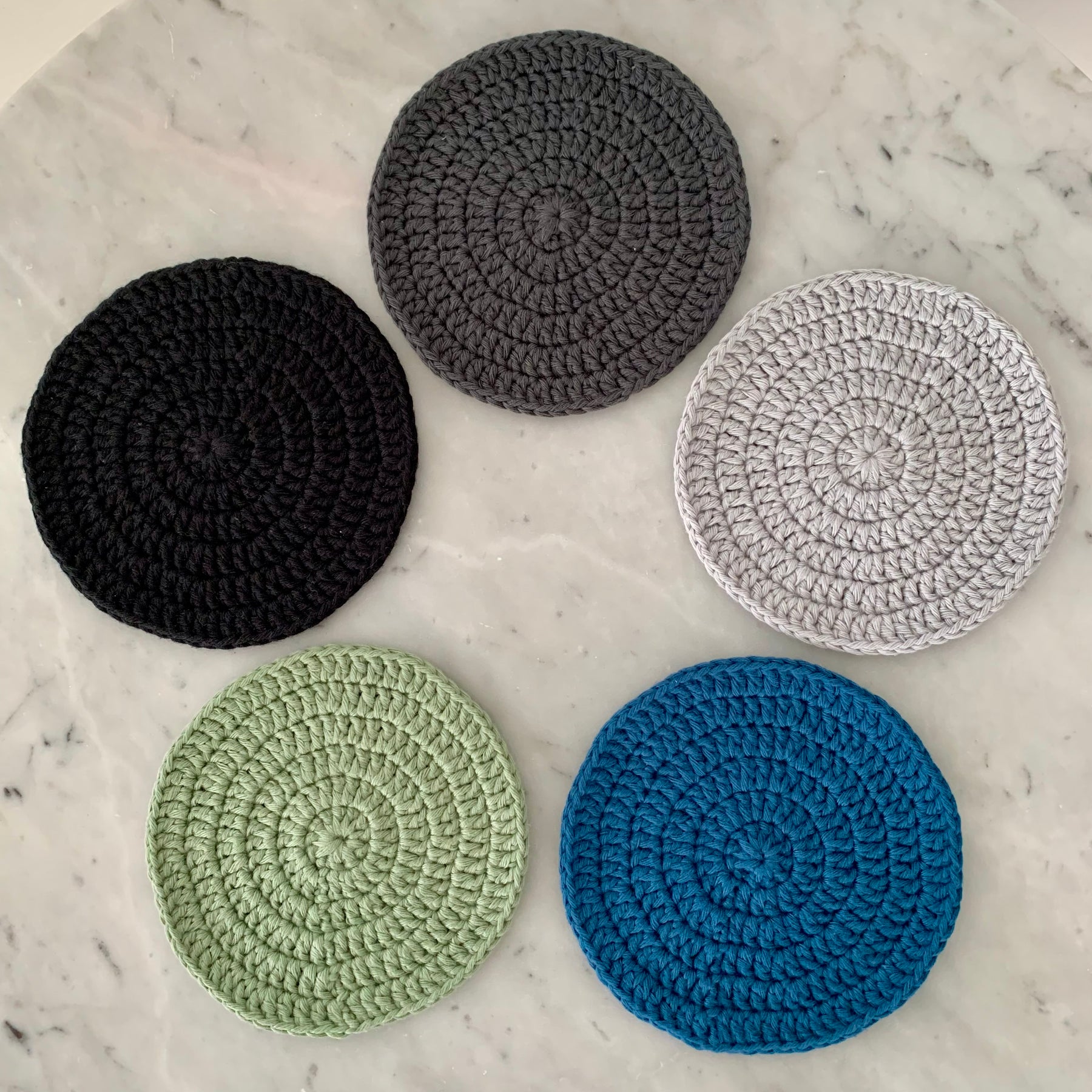 Round Crochet Coasters
